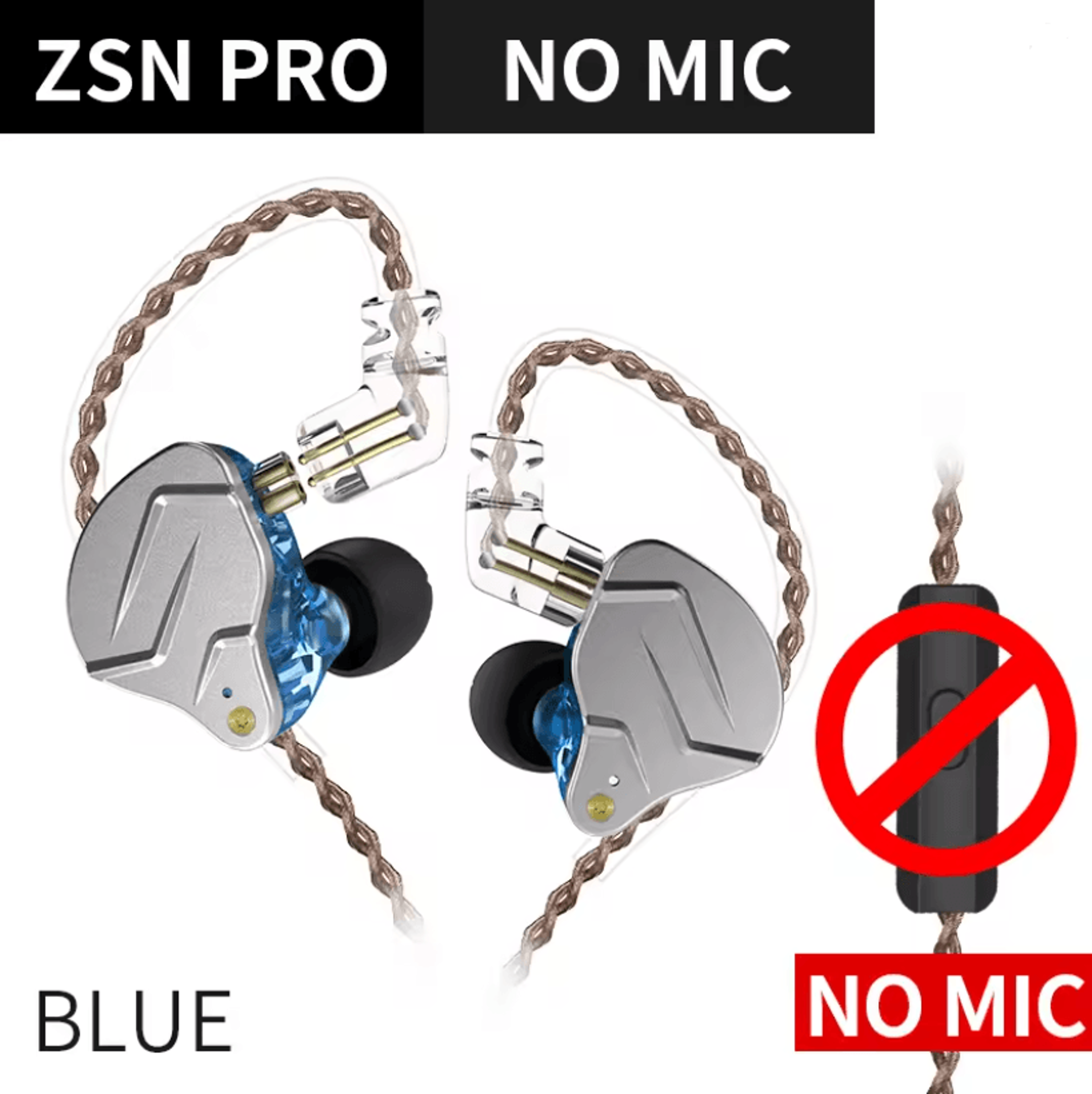KZ ZSN PRO Hybrid In Ear Earphones 2
