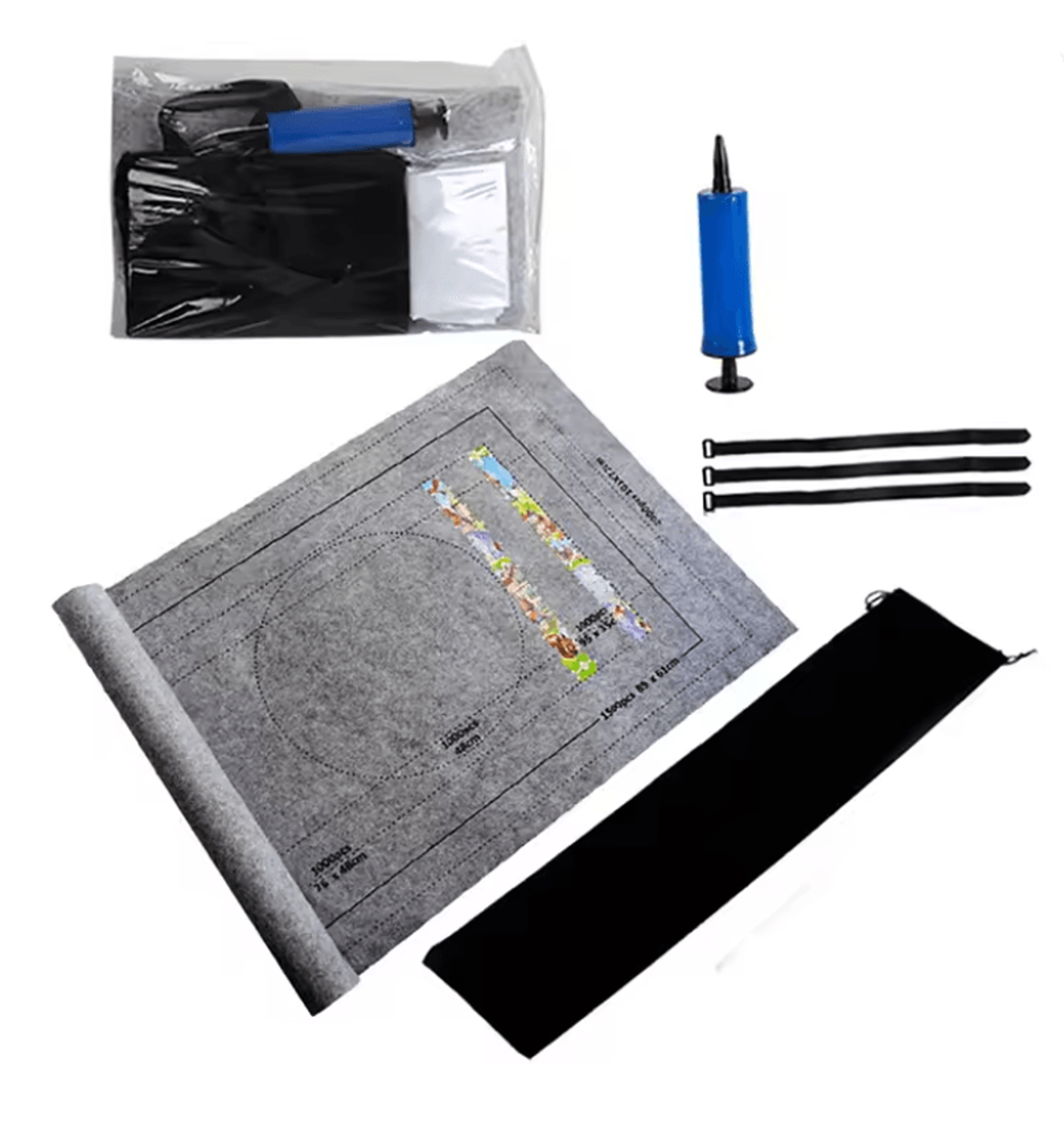 PuzzleSaver Roll Up Felt Mat For 1500 Piece Jigsaws 5