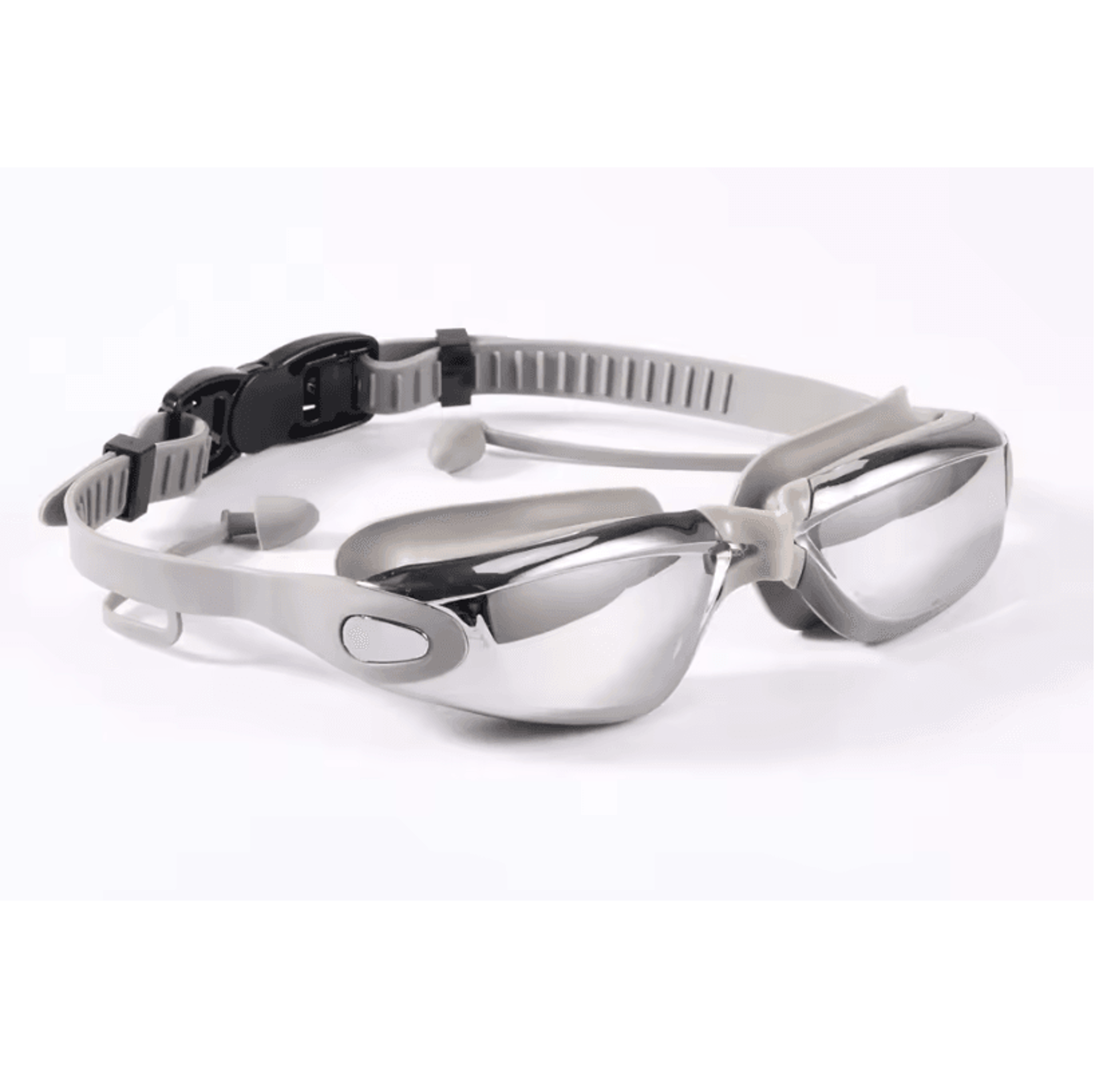 Premium Anti Fog Swimming Goggles For Adults With Earplugs And Nose Clip 2