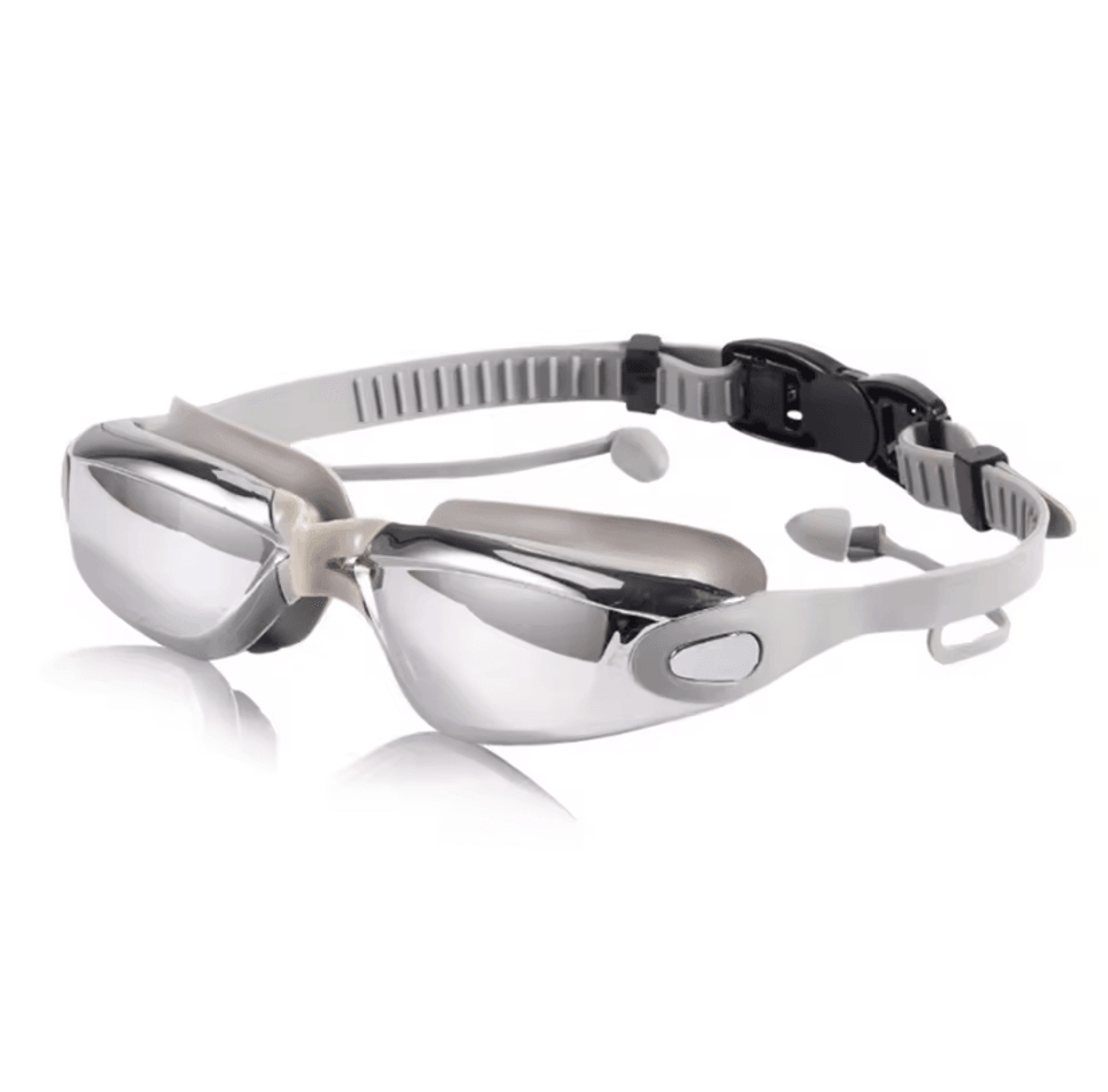 Premium Anti Fog Swimming Goggles For Adults With Earplugs And Nose Clip 3