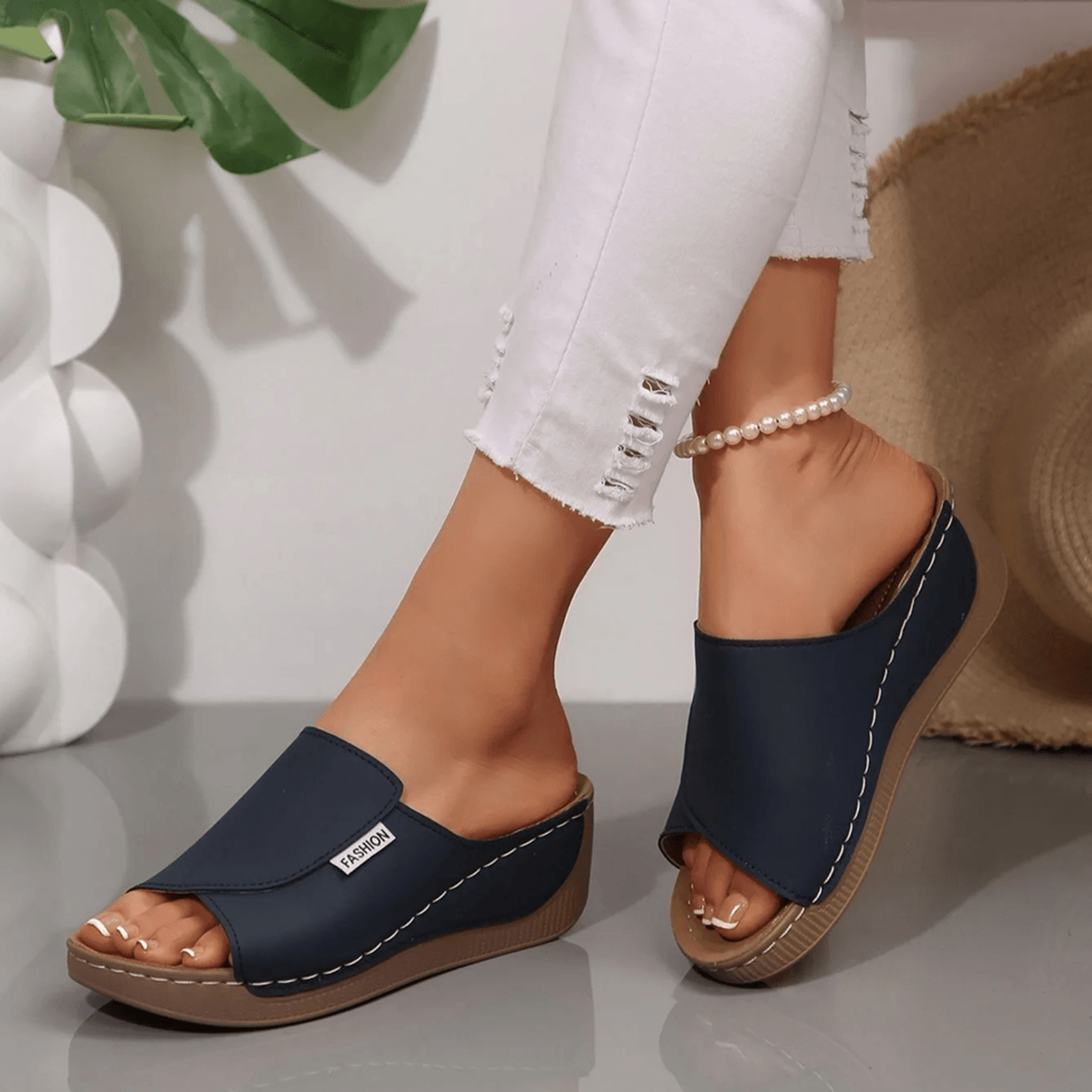 SummerStep Wedge Breathable Buckle Sandals For Women 2