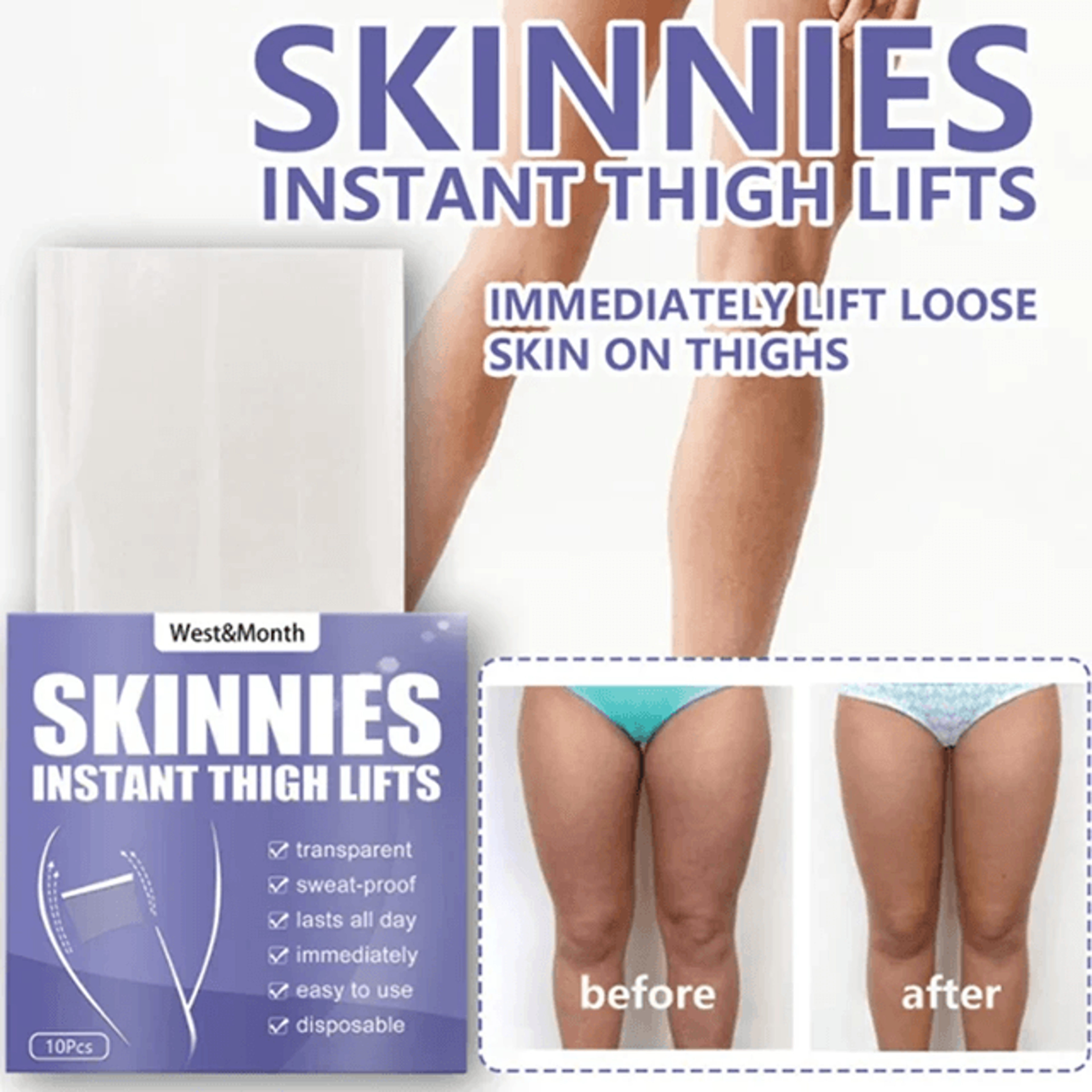 LegLift Pro Invisible Thigh Lift Tape 0