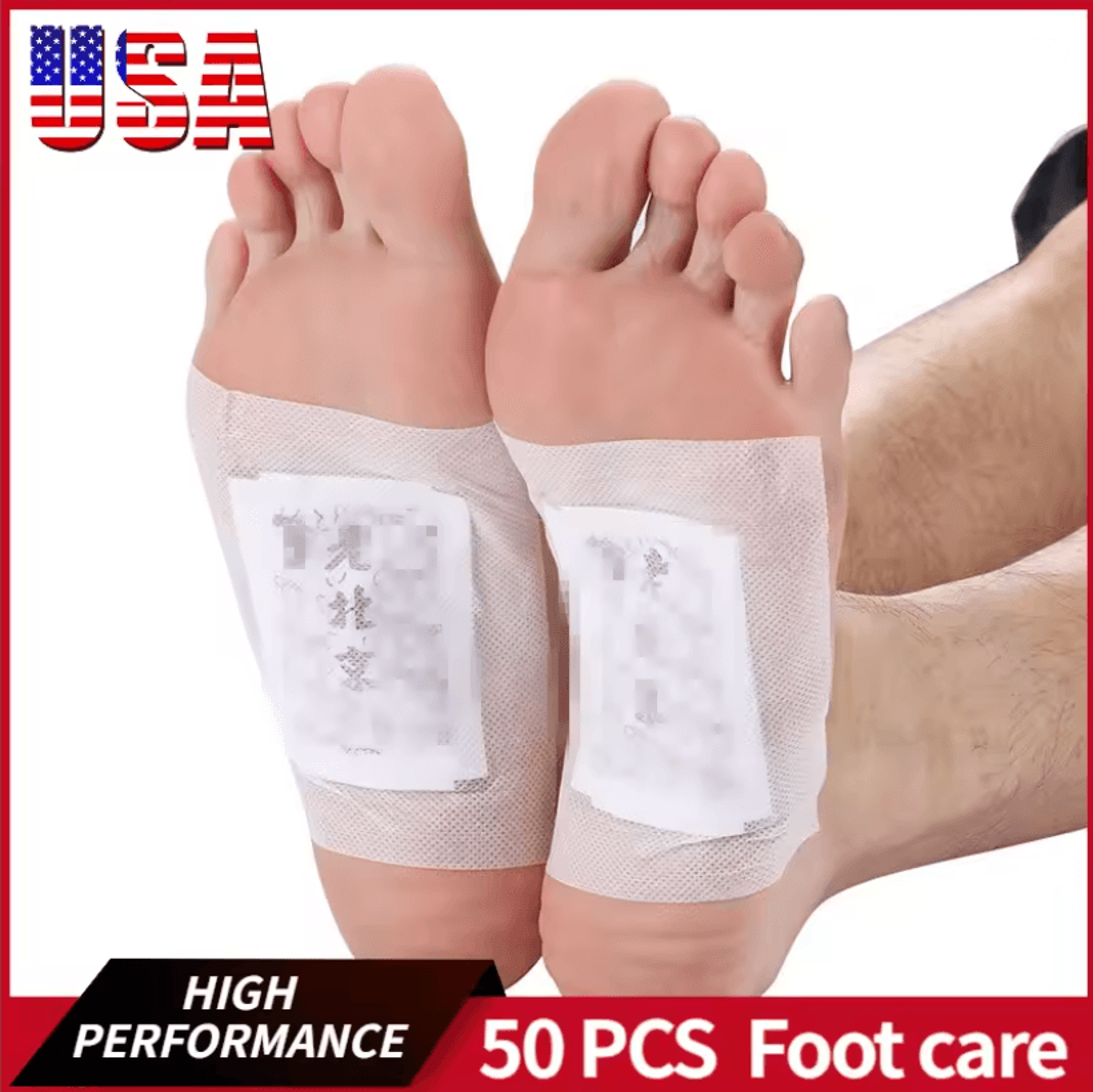 Old Beijing Bamboo Vinegar Foot Patches 50 Pack For Sleep And Stress Relief 0