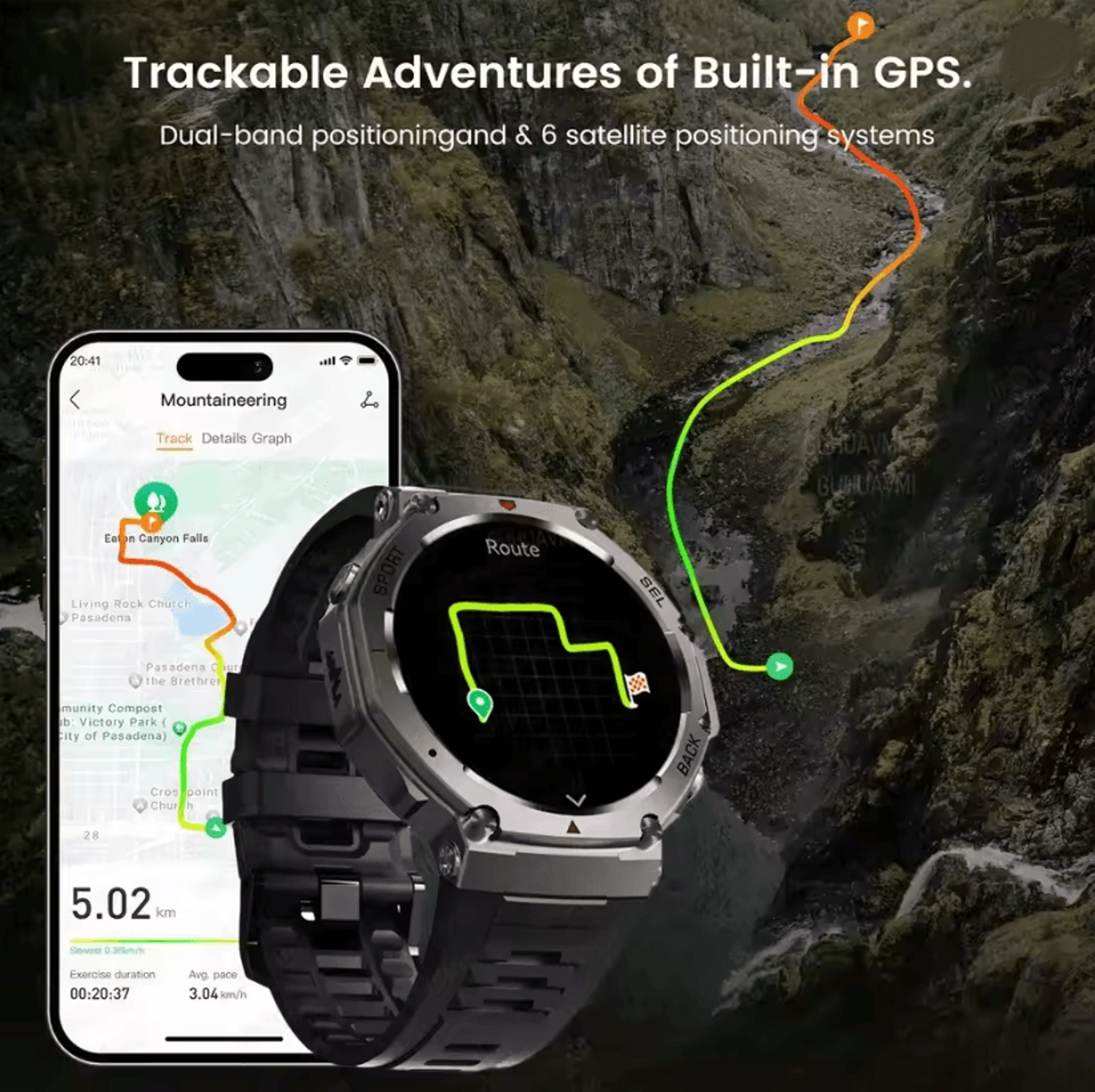 Military Grade Smart Watch With Bluetooth Calling GPS And 10ATM Waterproof Protection 1