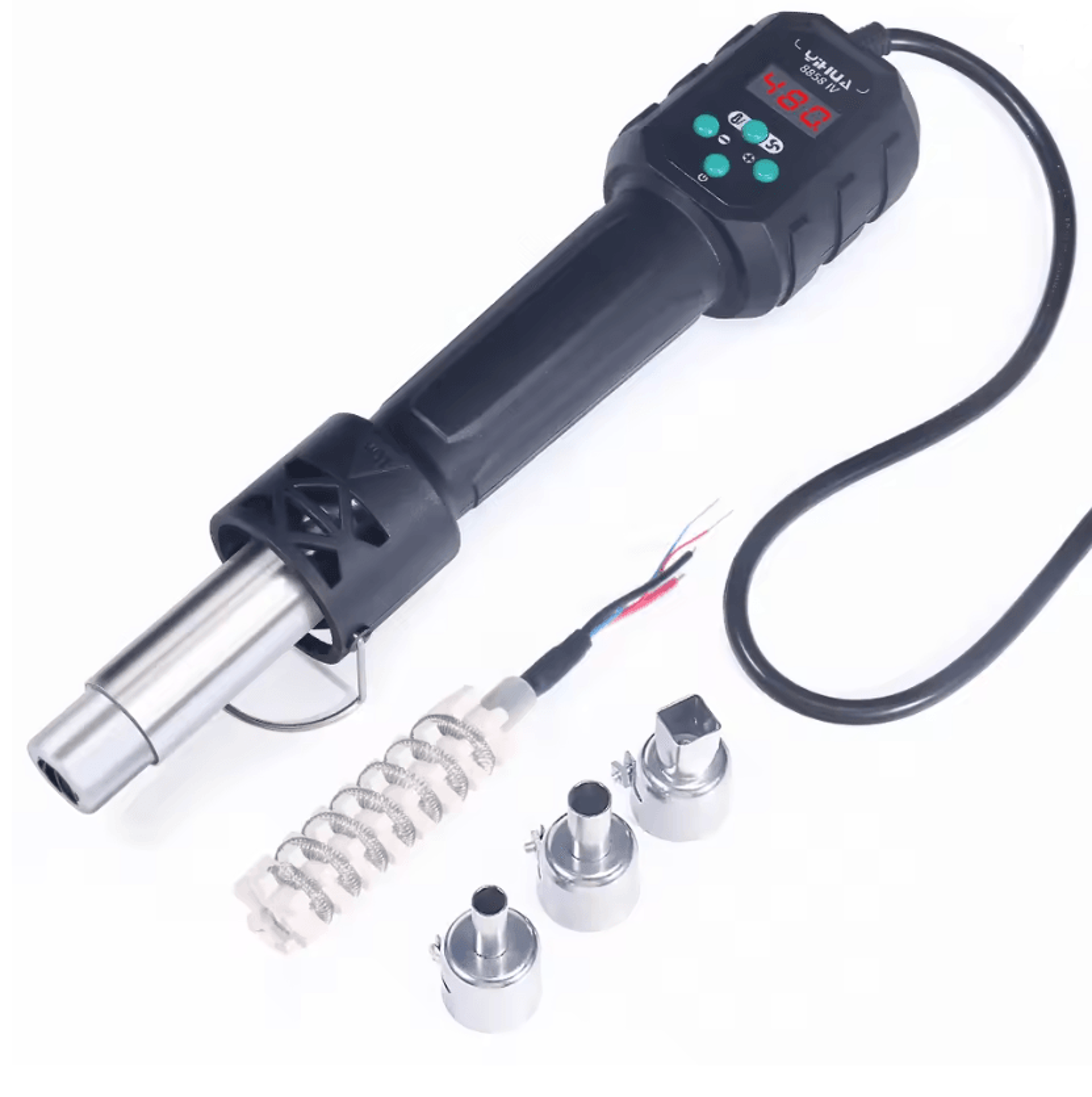 YIHUA 8858IV Portable LCD Heat Gun Precision Rework Station 4