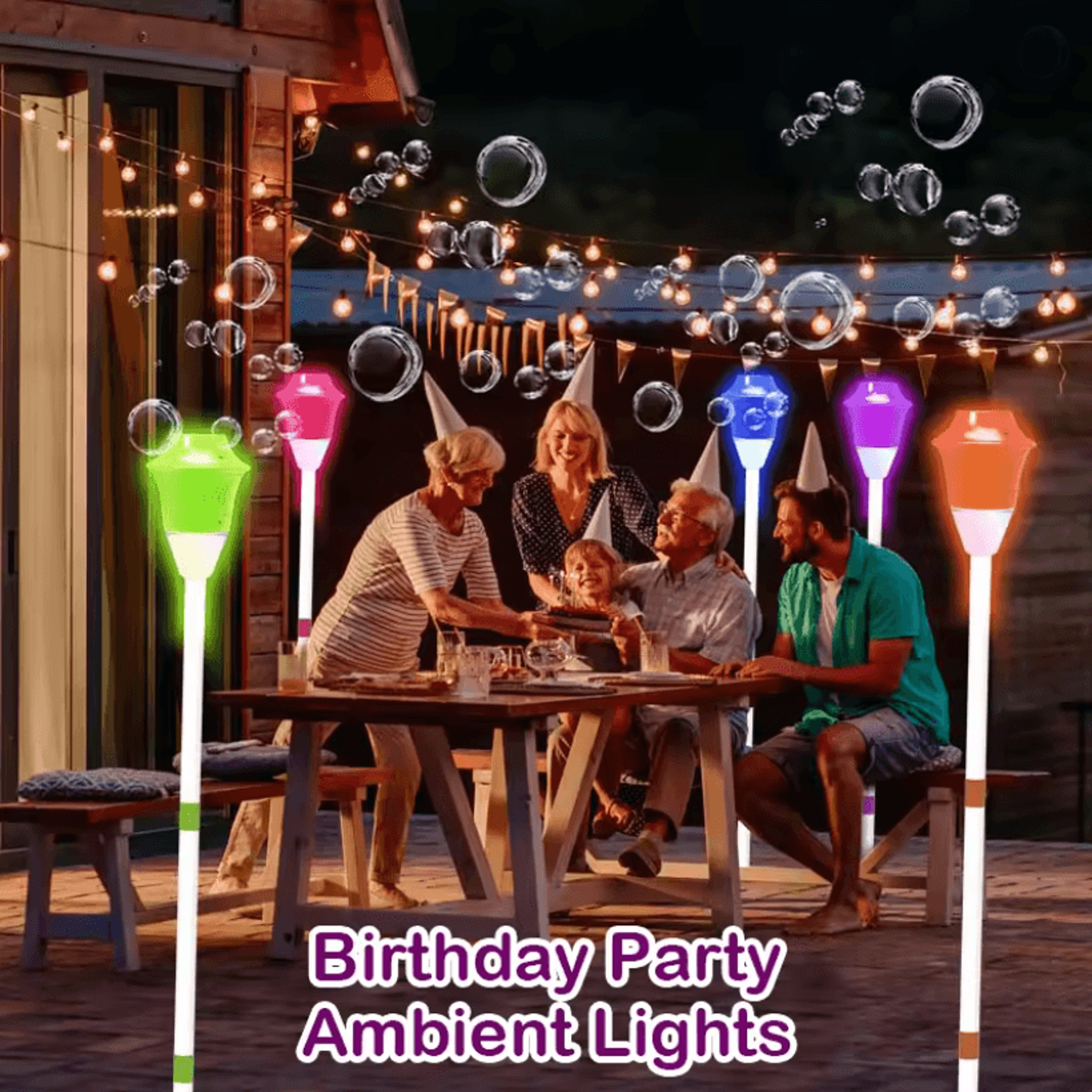 Automatic Bubble Torch Garden Lamp For Outdoor Weddings Parties And Events 2