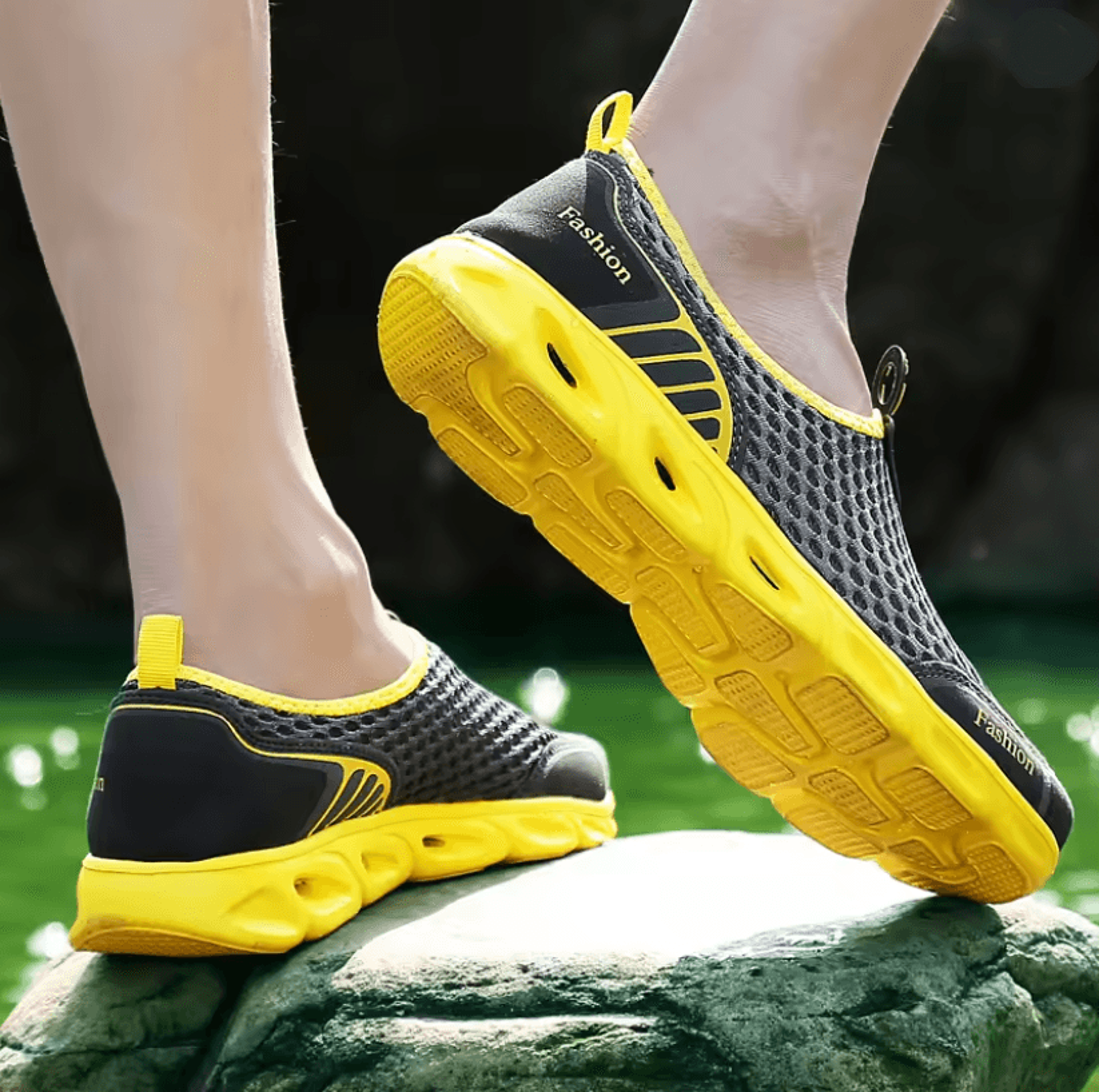 OceanStride Quick Dry Aqua Shoes For Men Lightweight Breathable Wading Beach Water Sneakers 1