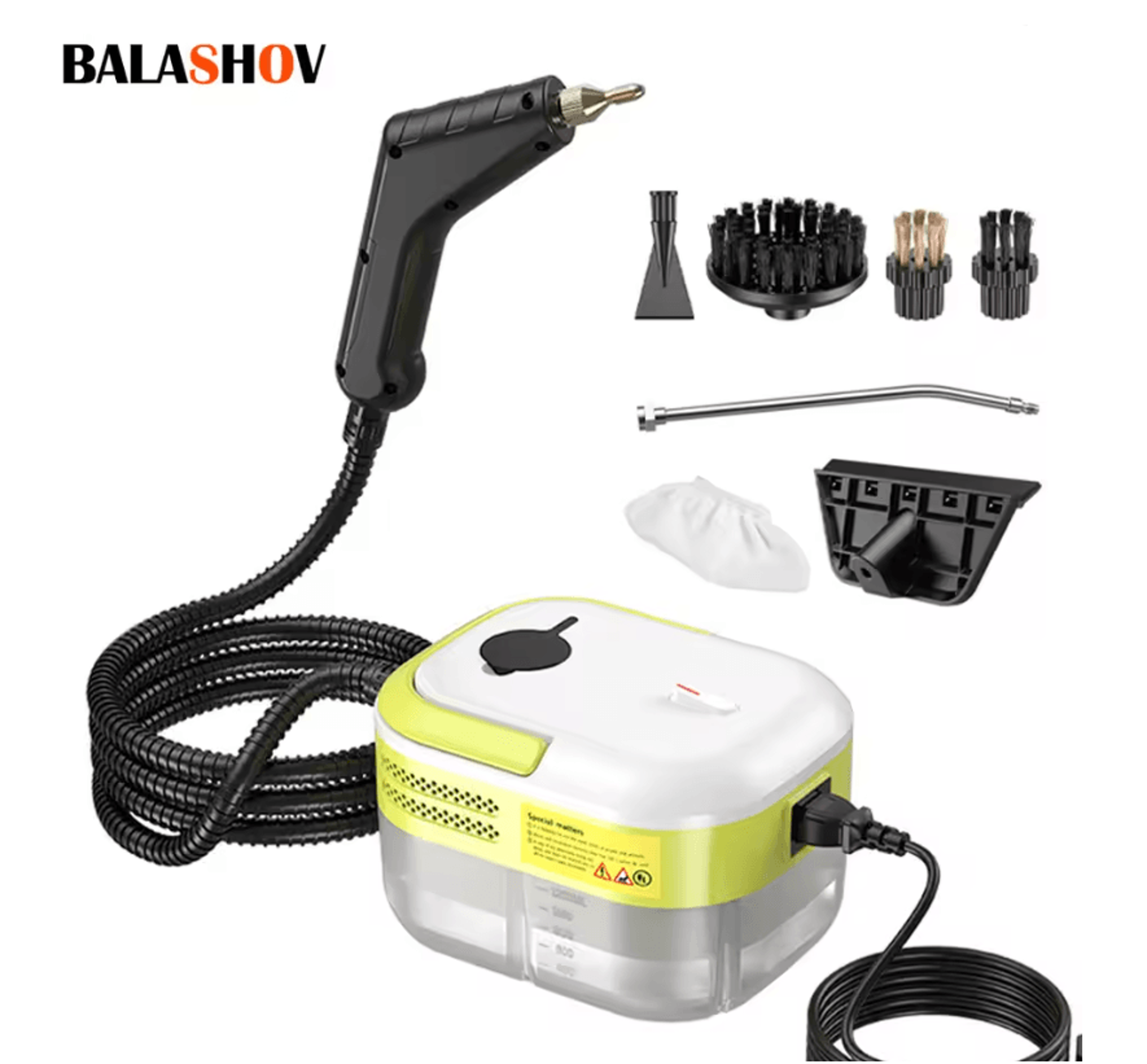 max high pressure handheld steam cleaner for chemical free deep cleaning