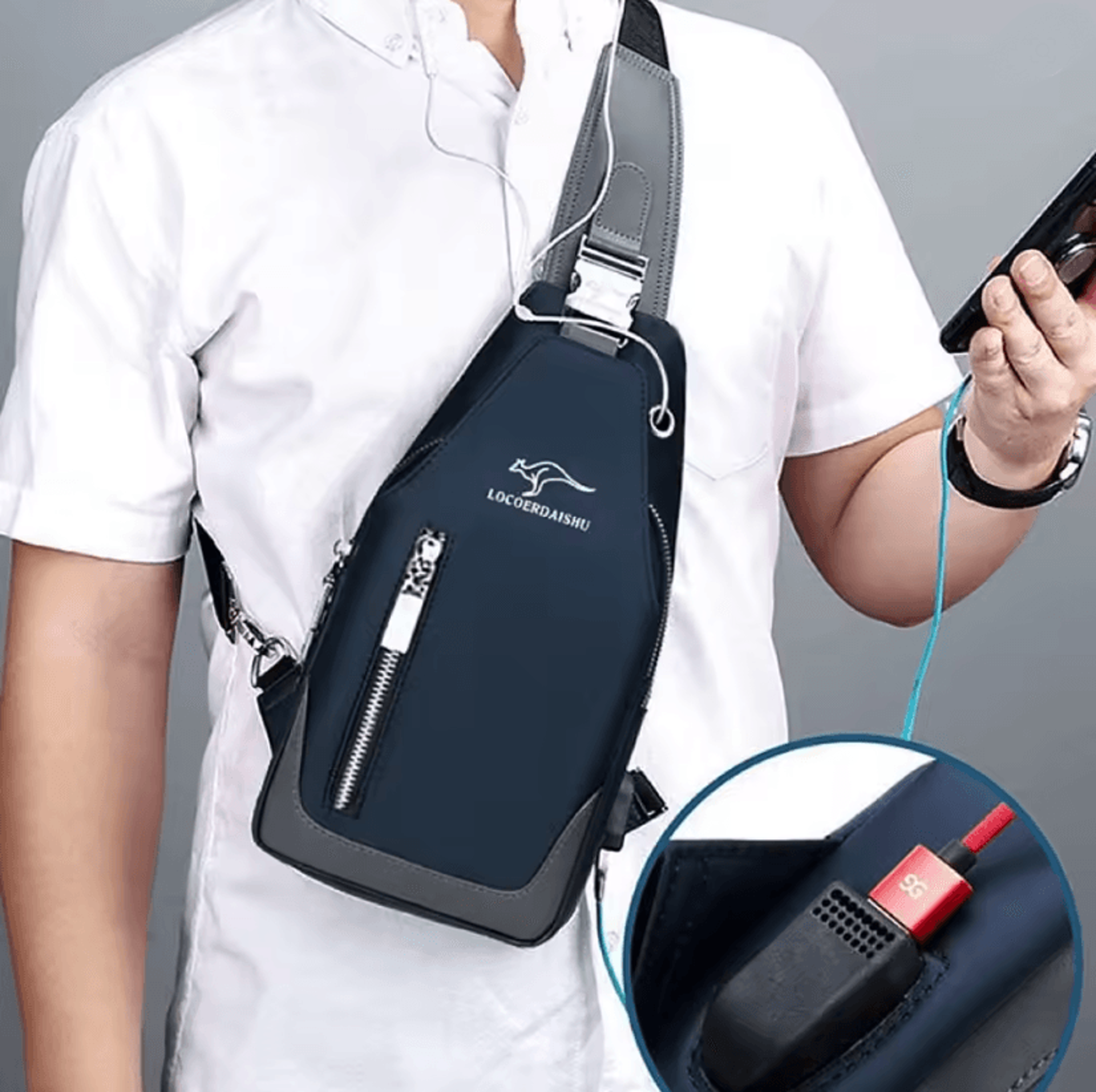 MetroFlow Waterproof Oxford Chest Bag 0