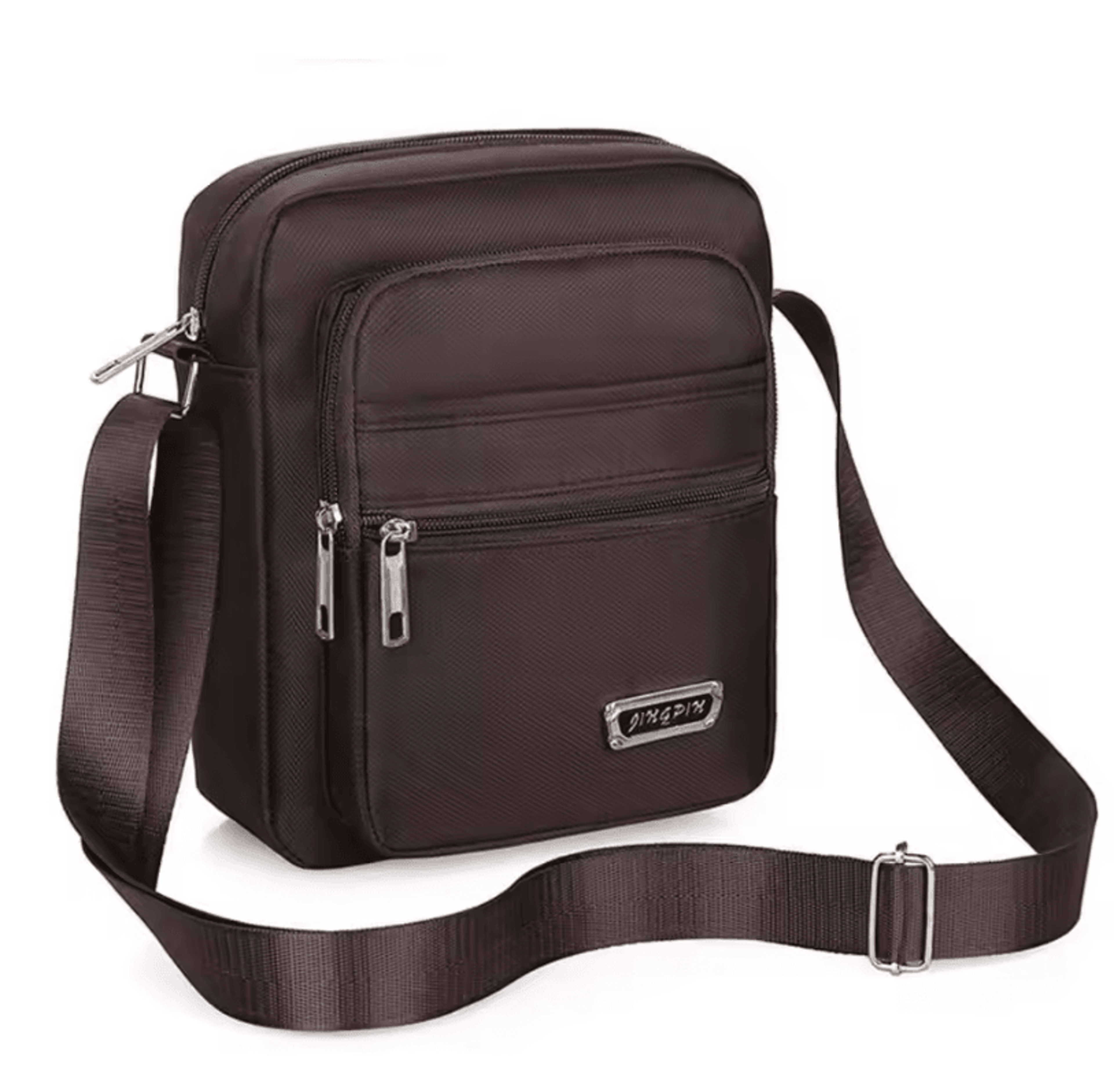 Travel Ready Nylon Crossbody Satchel For Men 5