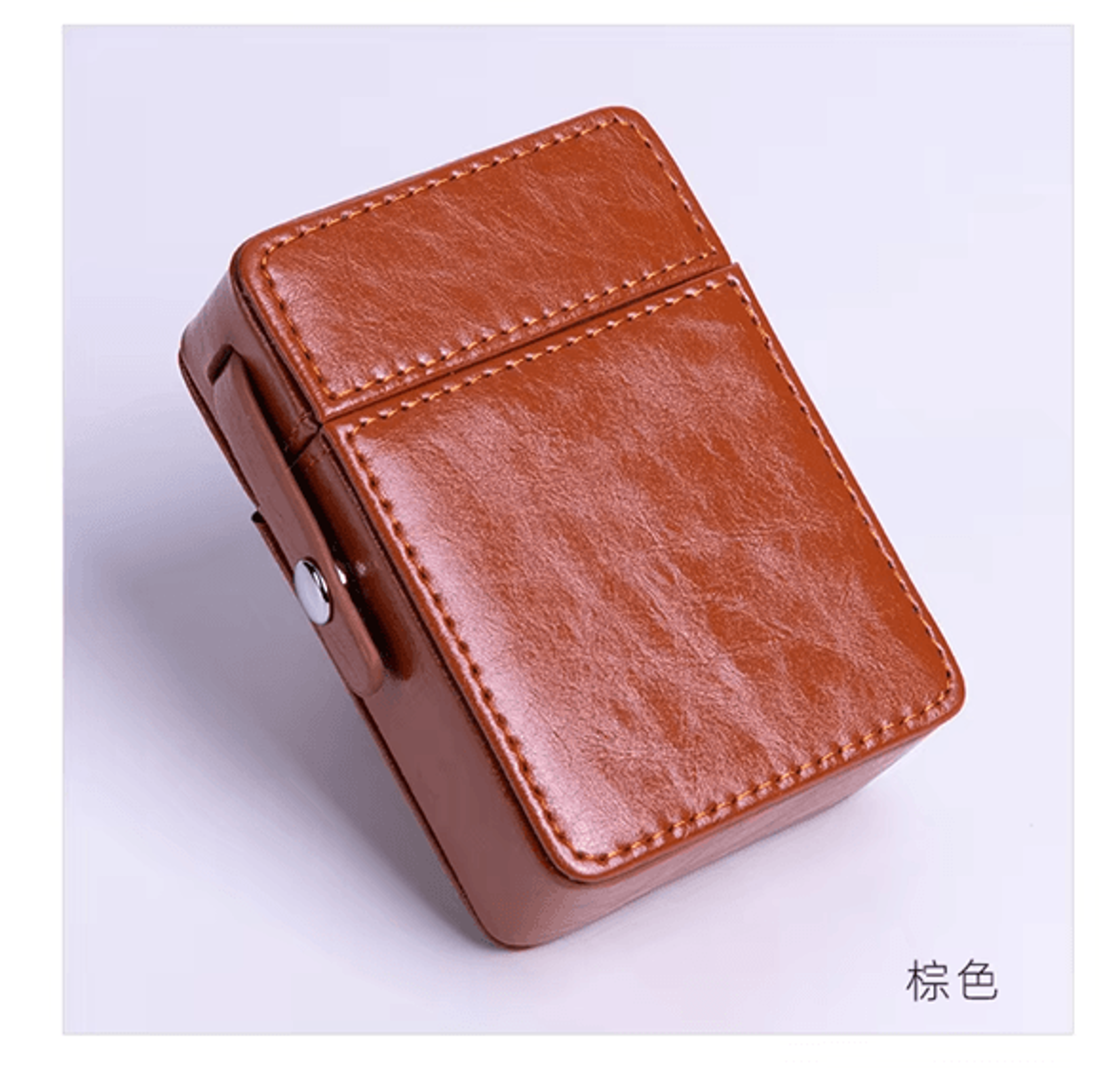 PocketGuard Leather Cigarette And Lighter Case 5