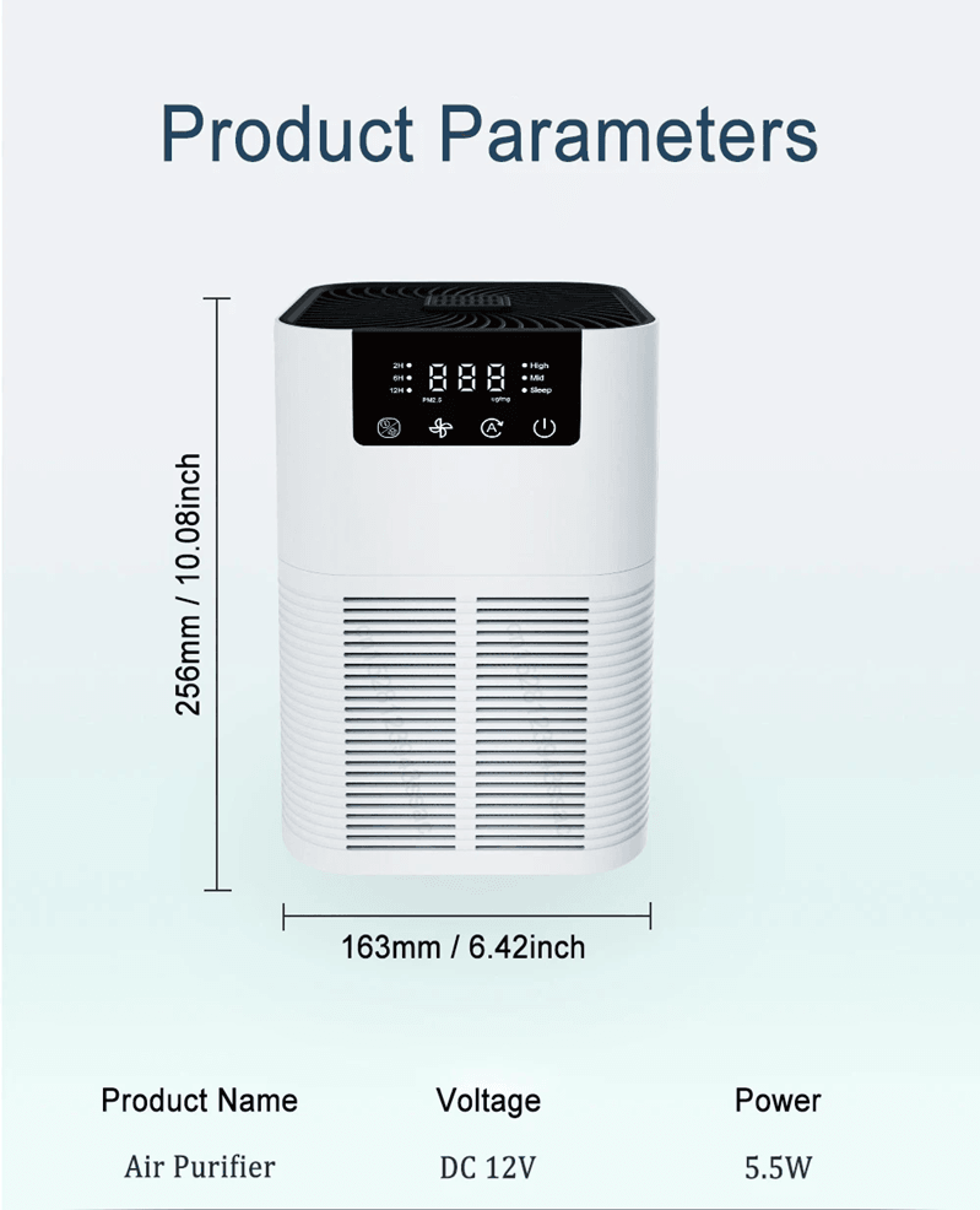 PureBreathe HEPA Air Purifier With Negative Ion Technology 5