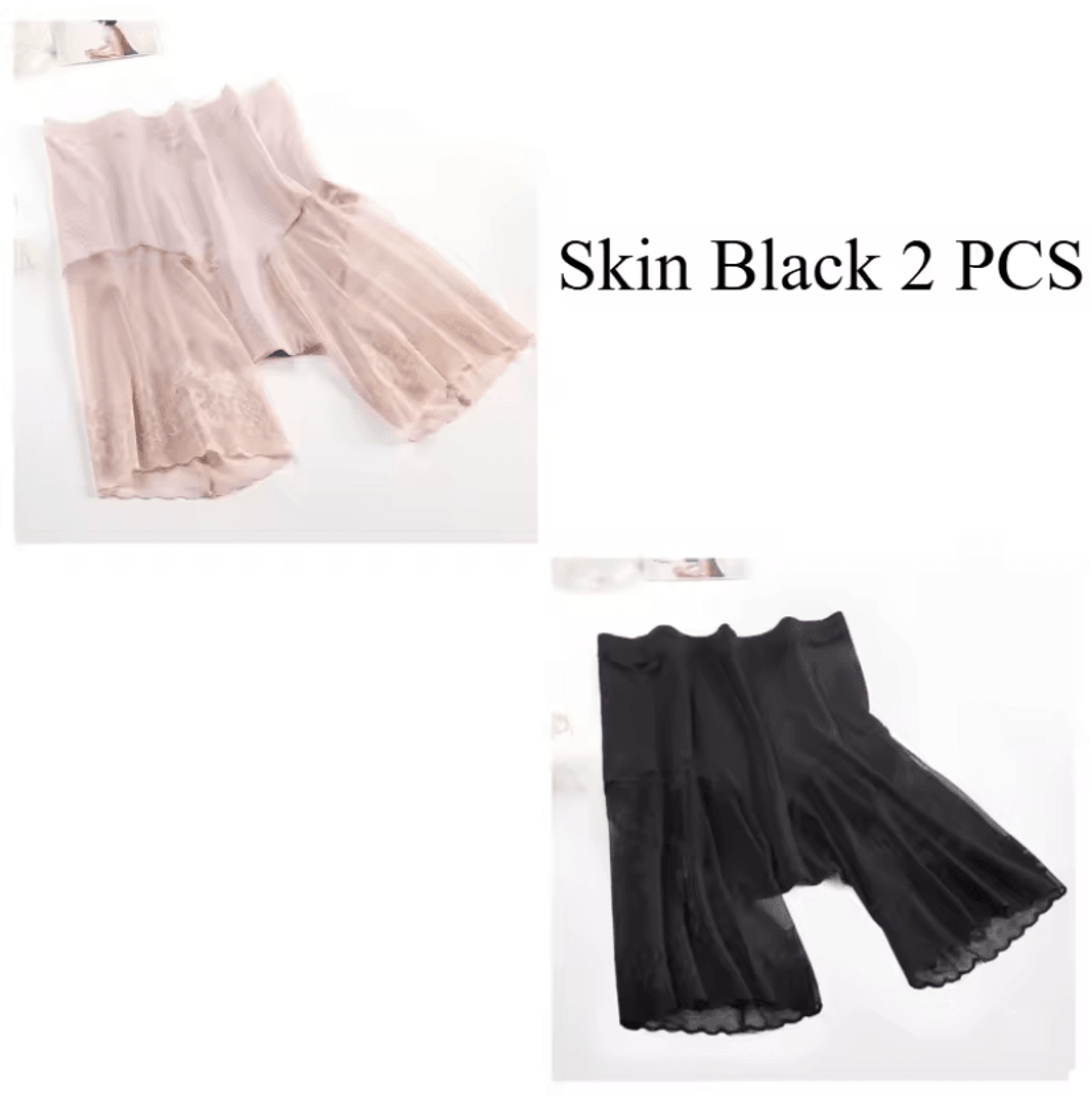 Womens Ice Silk Safety Shorts Anti Chafing Under Skirt Panties 6
