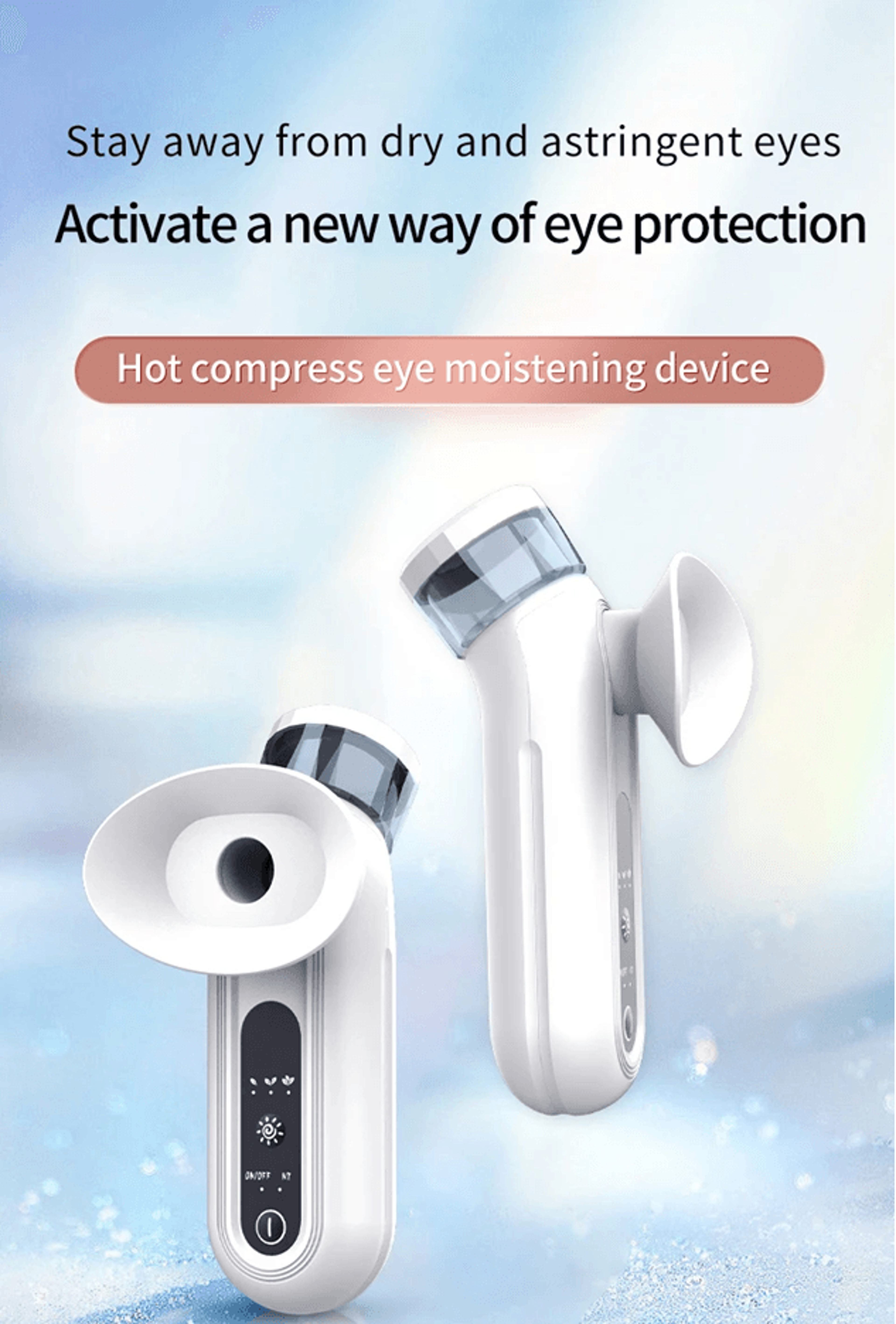 Portable Hot And Cold Eye Mist Sprayer Nano Steam Eye Care Device 0