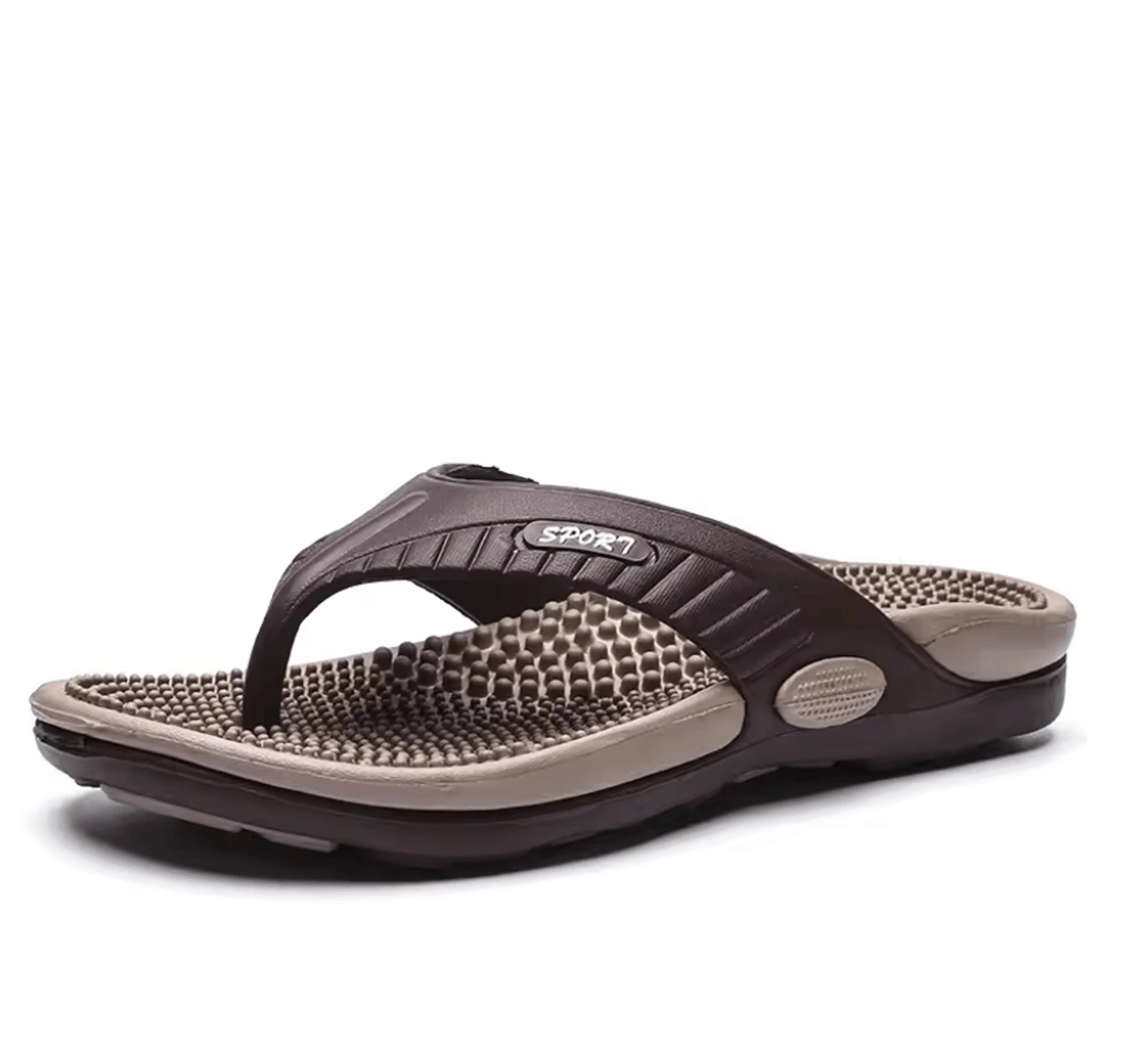 Mens Massage Flip Flops Breathable Summer Beach Sandals With Anti Slip Sole 2