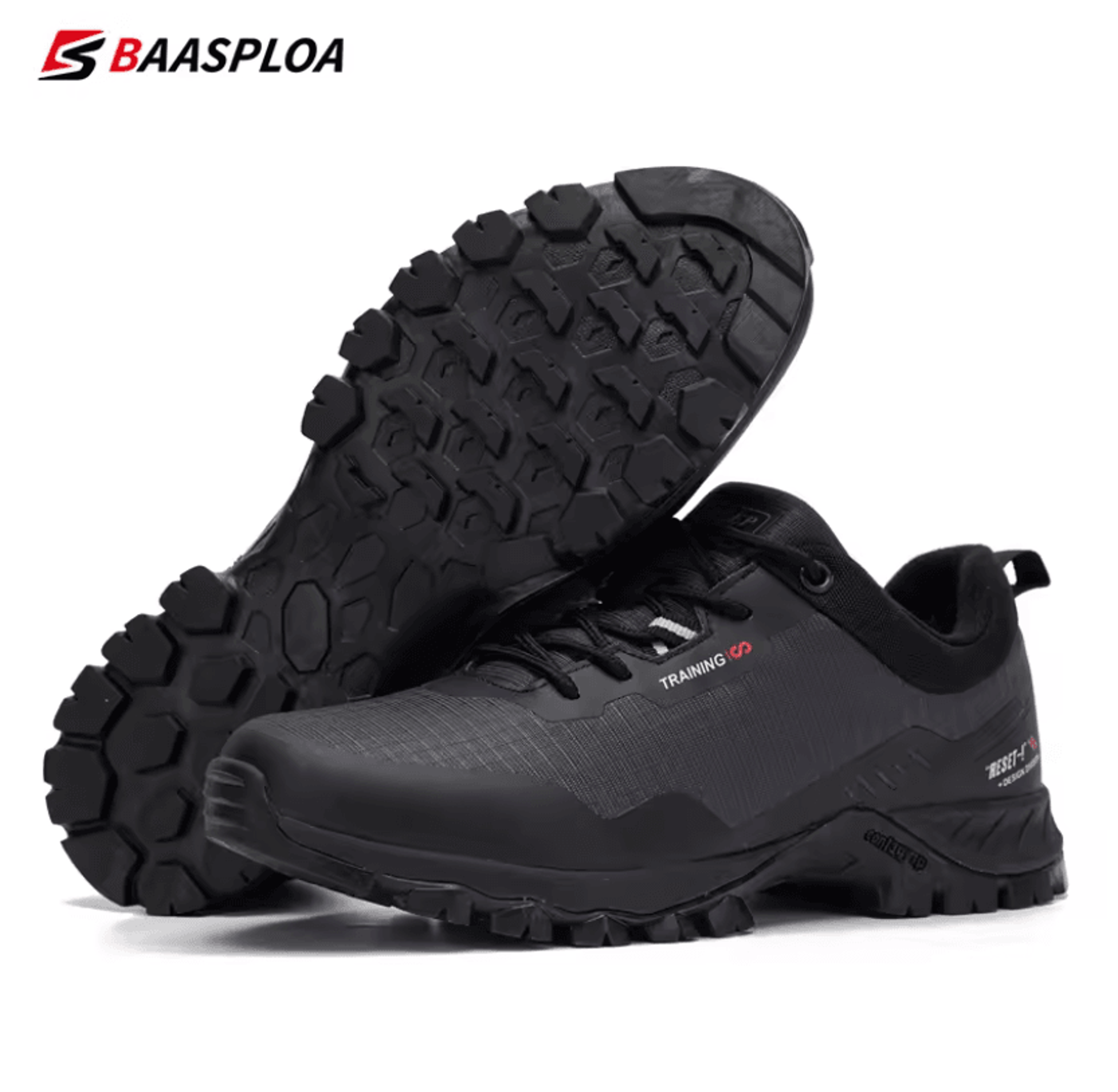 mens waterproof hiking shoes outdoor anti slip sneakers for comfortable trekking