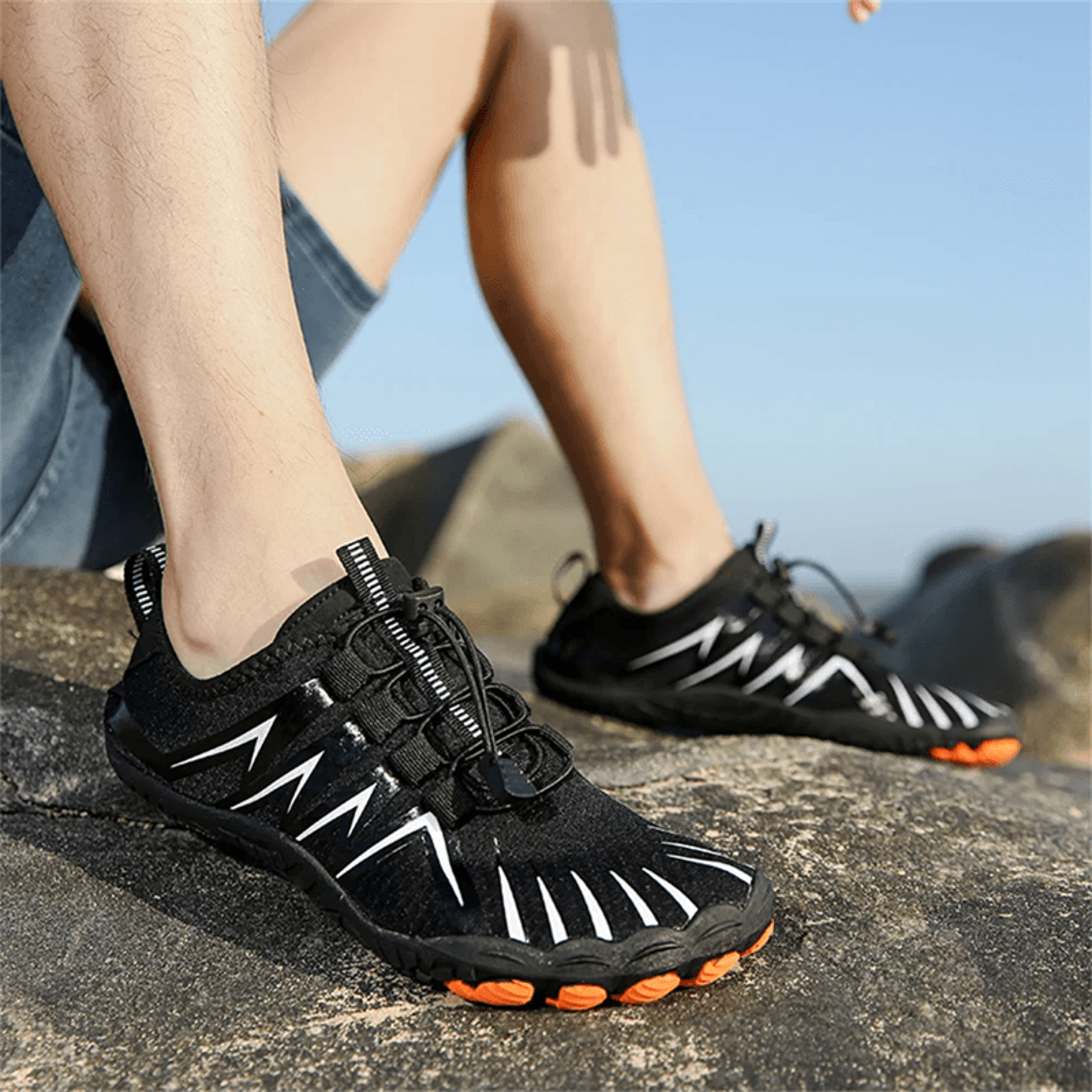 aquaflex five finger quick dry water shoes unisex
