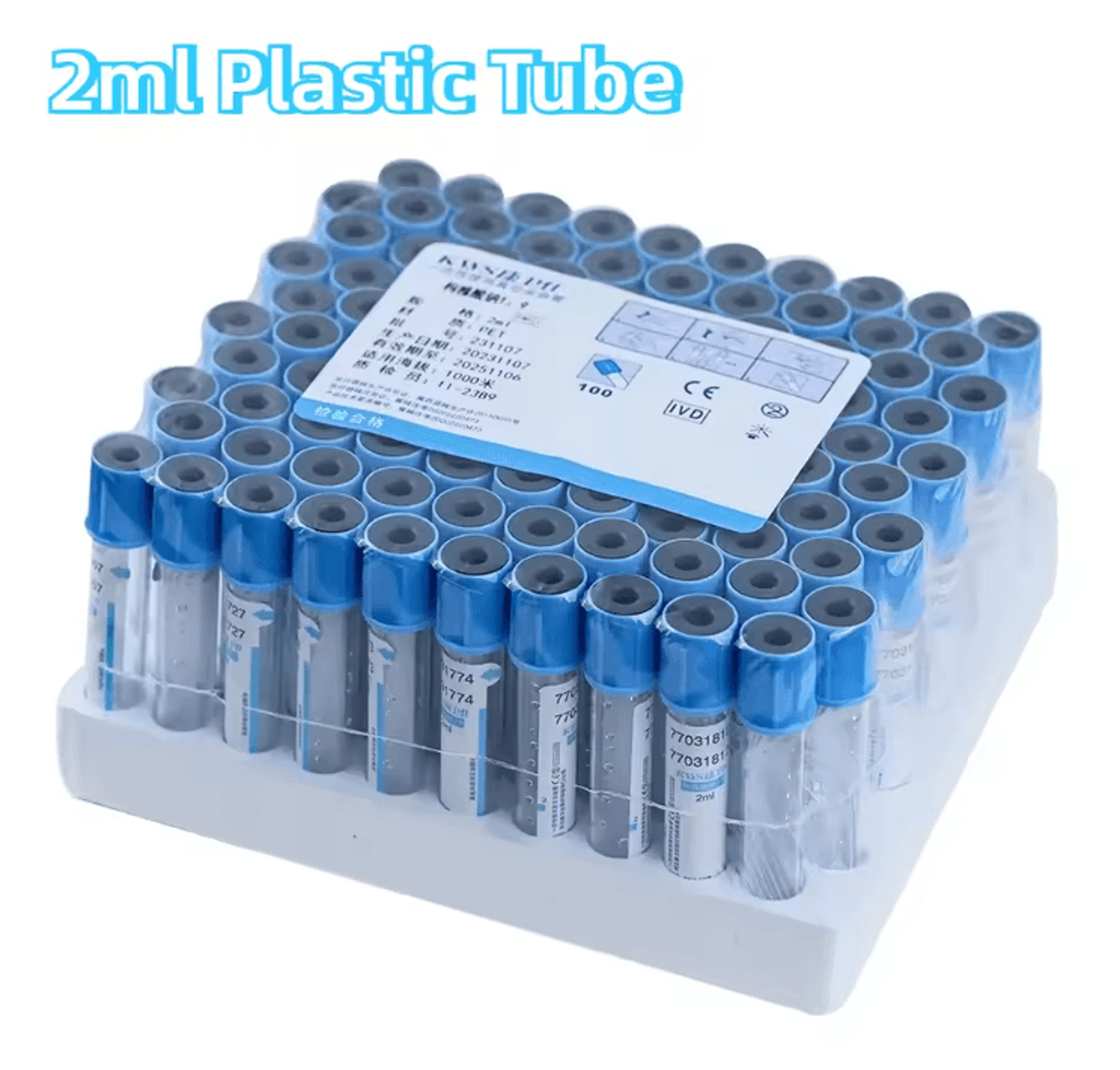Sterile Sodium Citrate Blood Collection Tubes For Coagulation Testing 100pcs 2