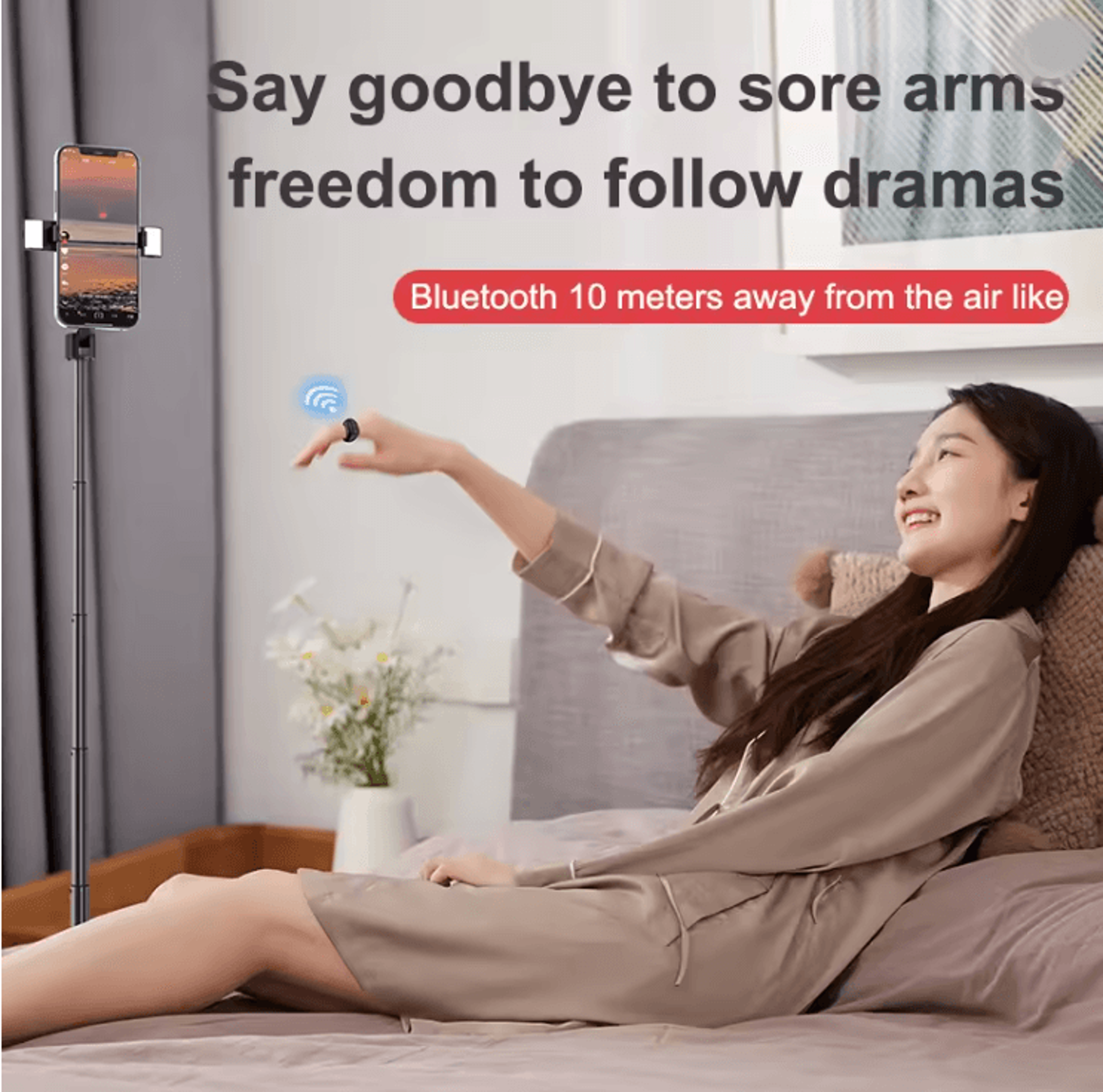 Wireless Bluetooth Remote Control Ring For Selfies And Short Videos 2