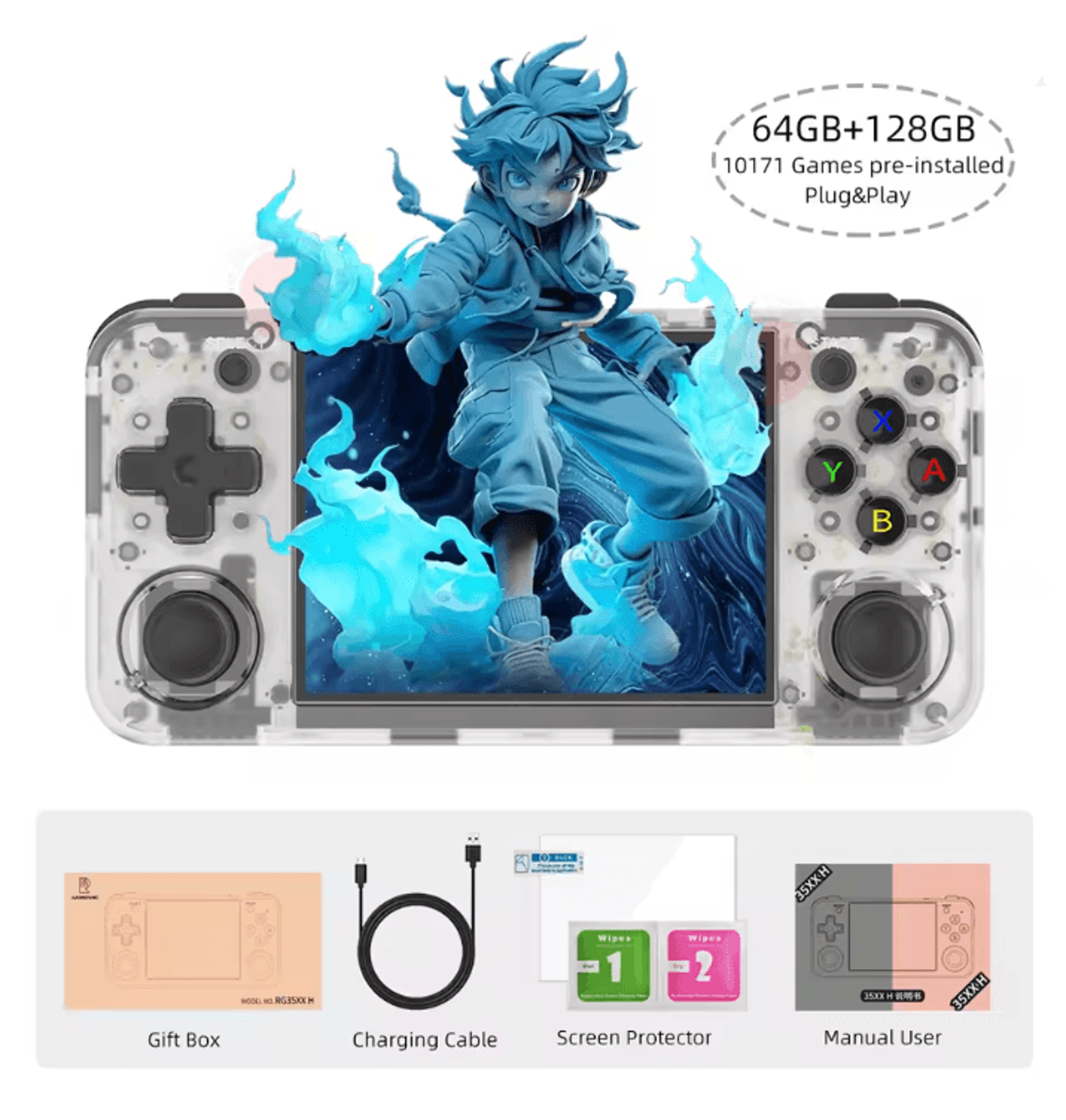 ANBERNIC RG35XX H Retro Handheld Game Console With IPS Screen And 5000 Games 11