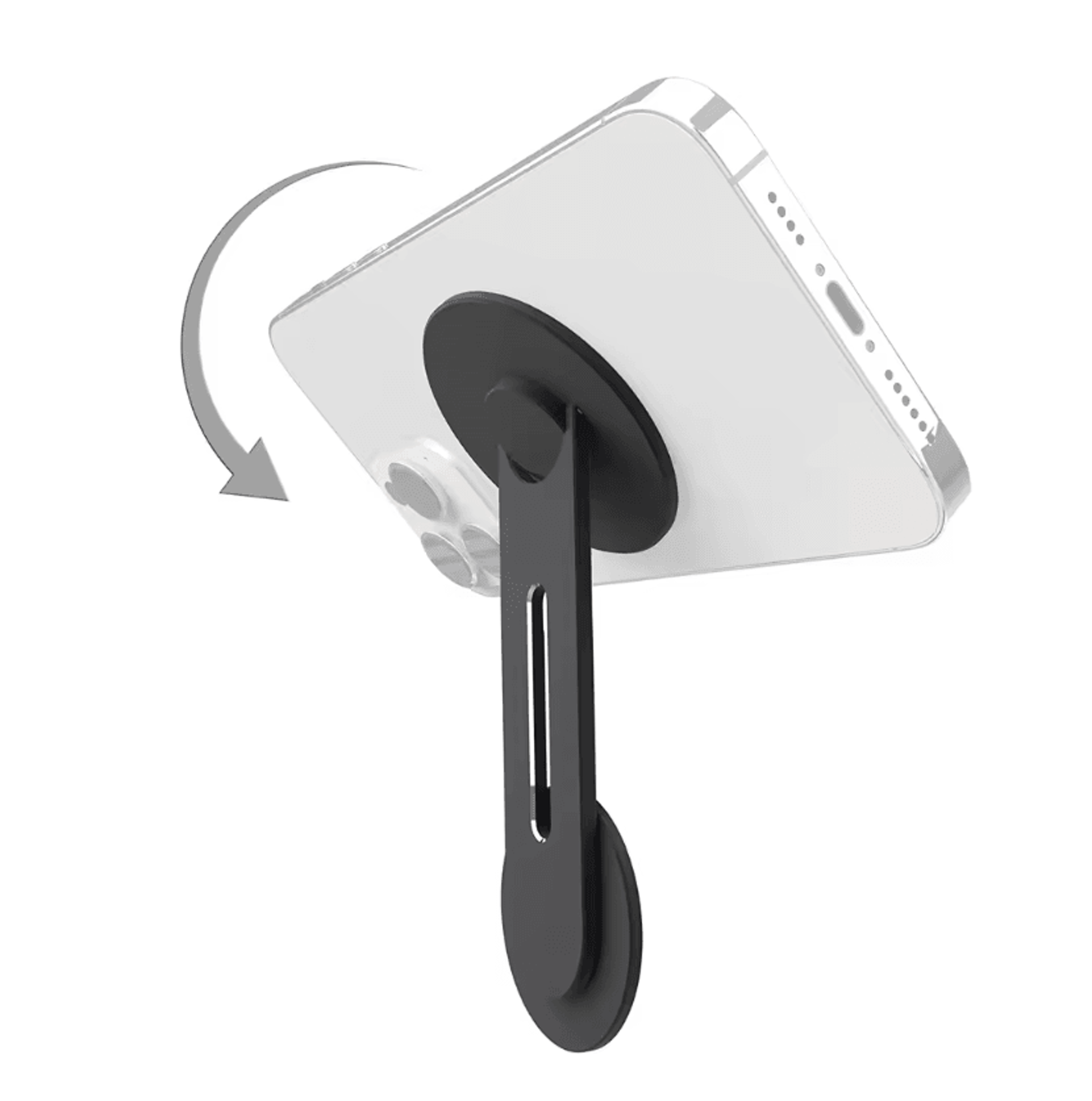 Magnetic Laptop Phone Holder With Adjustable Arm For IPhone And Monitors 3