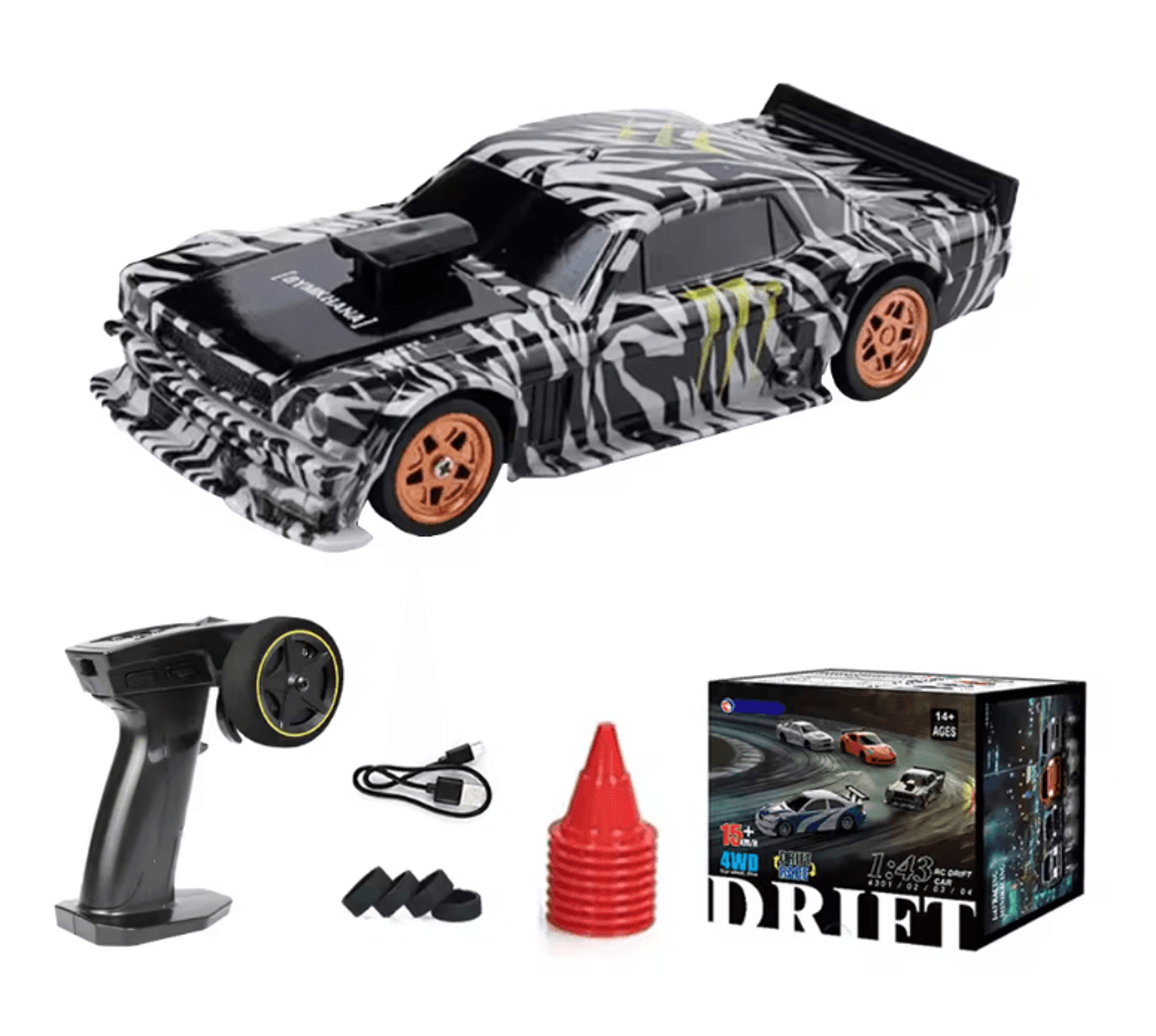 Mini RC Drift Car With 4WD And High Speed Remote Control Racing Design 3