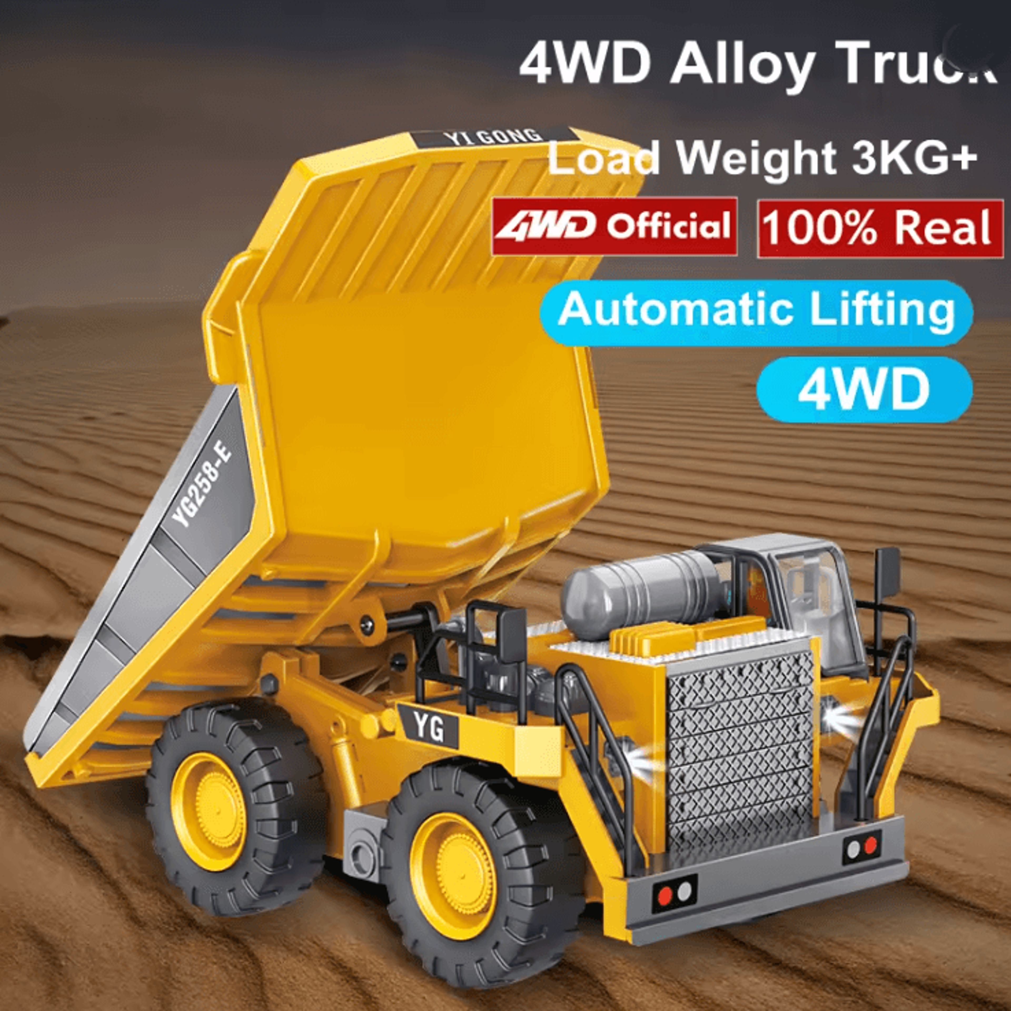 4WD Remote Control Excavator And Construction Truck Toy 1