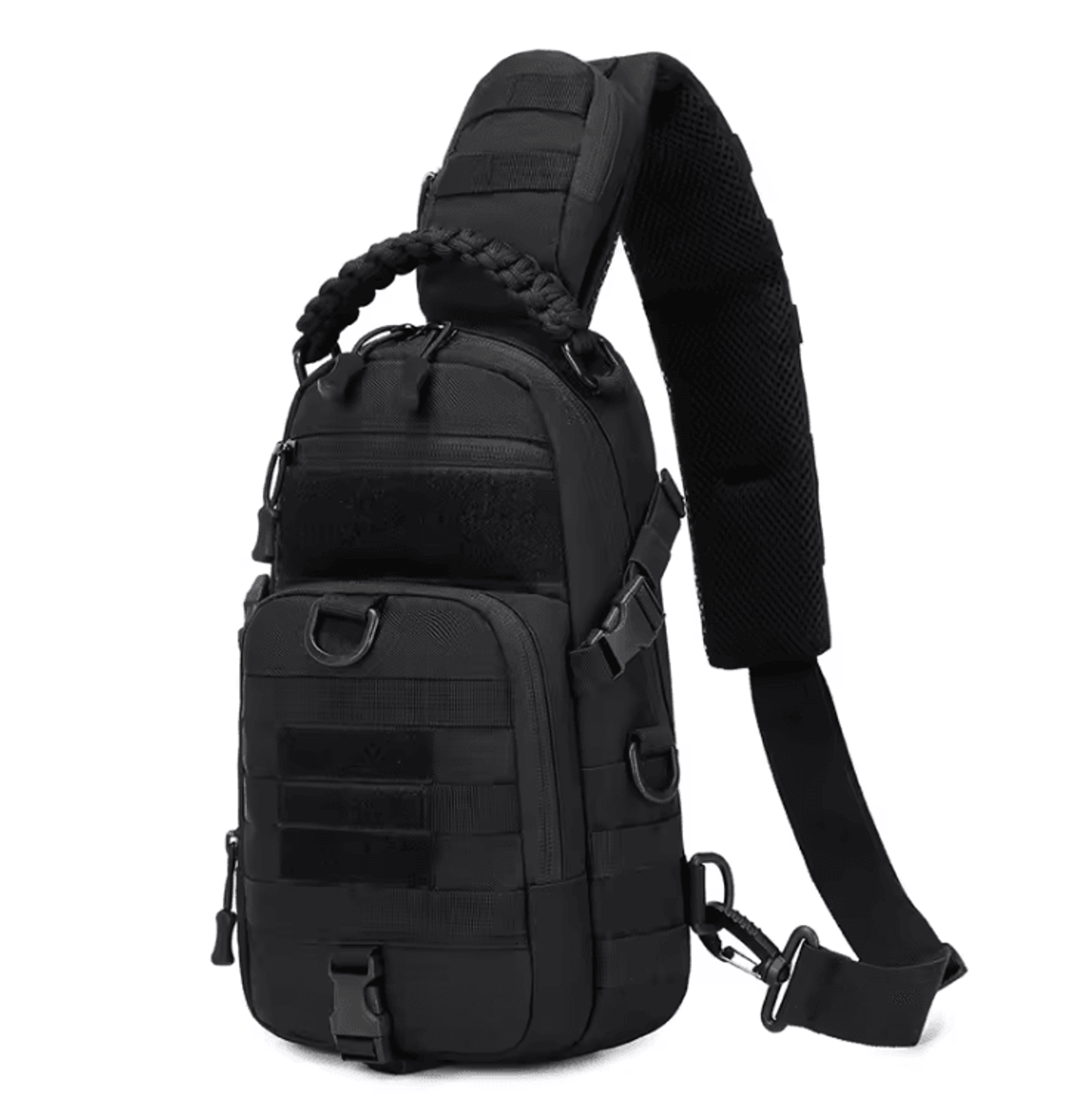 TrekGuard Tactical Chest Sling MOLLE Fanny Pack And Outdoor Shoulder Backpack 4