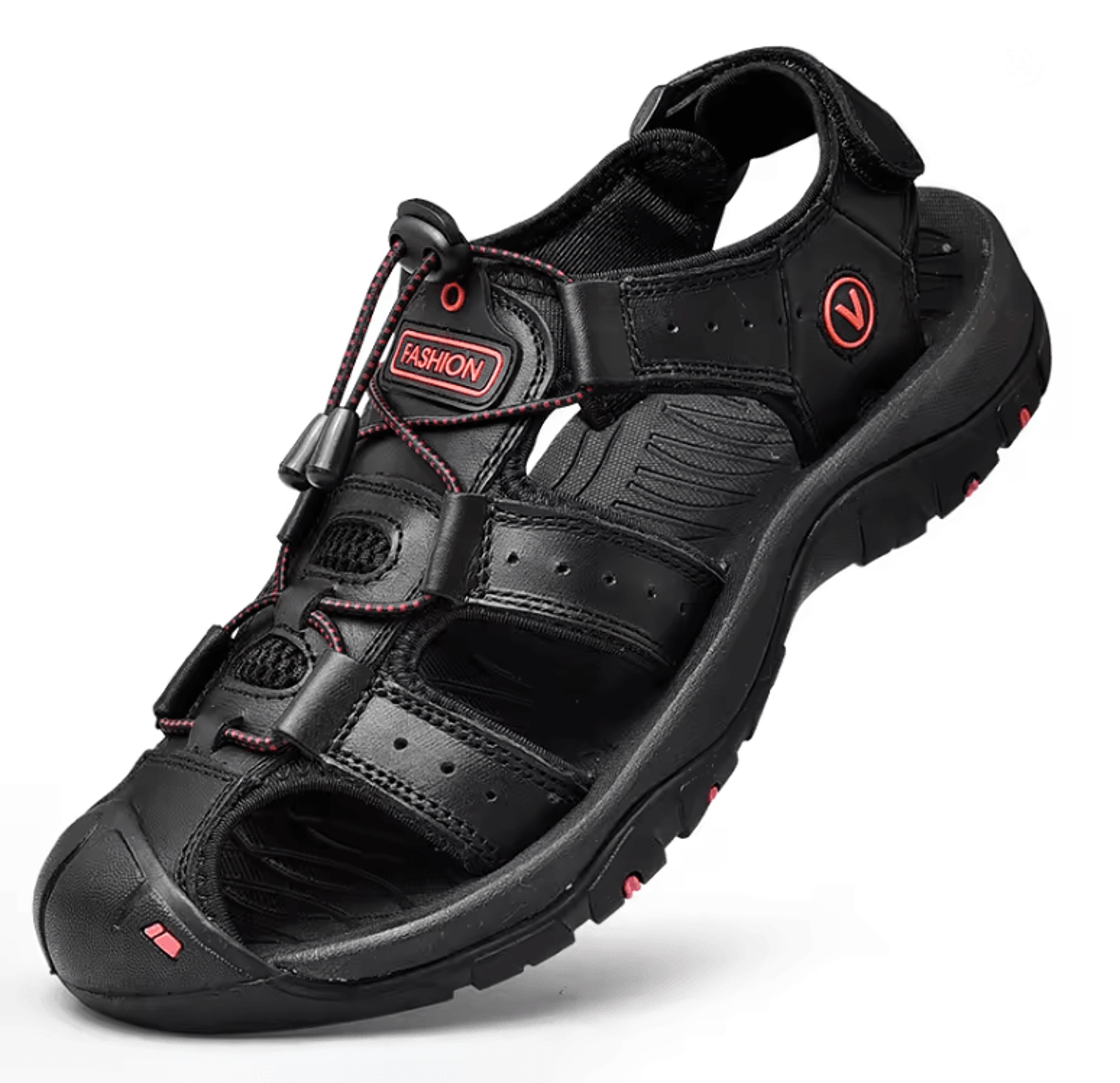 Mens Genuine Leather Sandals Casual Summer Outdoor Beach Shoes 4