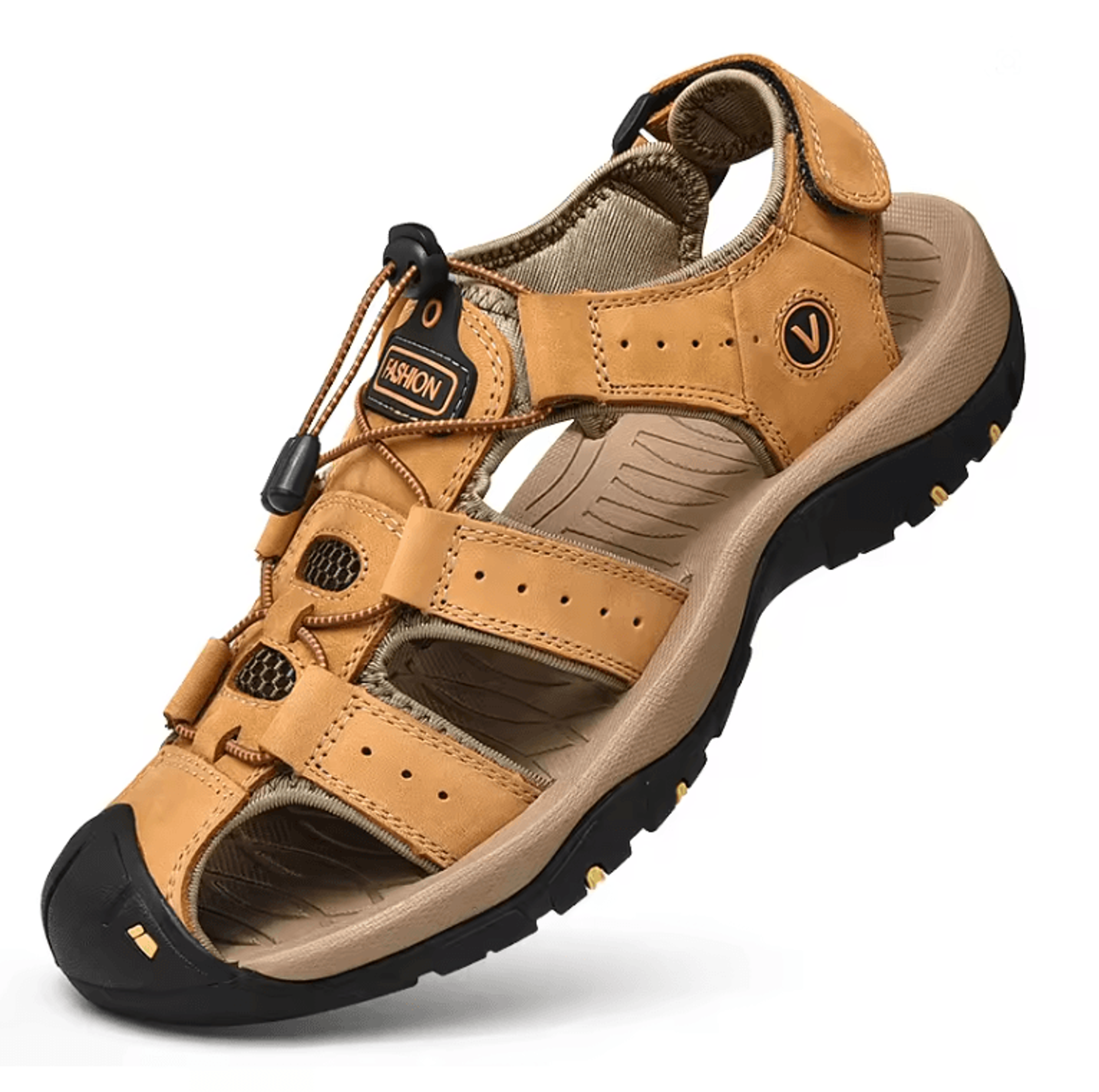 Mens Genuine Leather Sandals Casual Summer Outdoor Beach Shoes 7