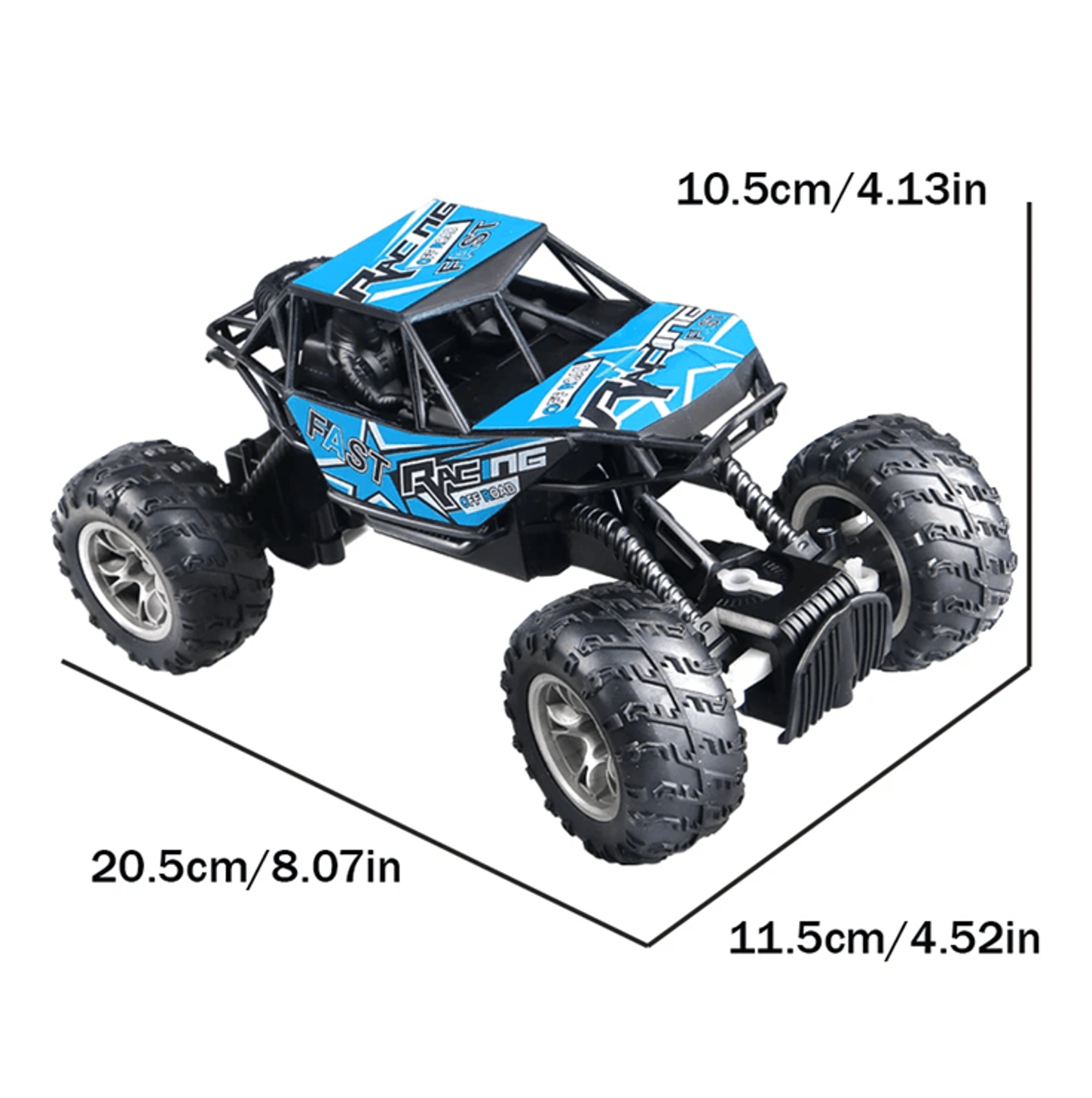Remote Control Off Road Car With Lights And Anti Slip Tires 4