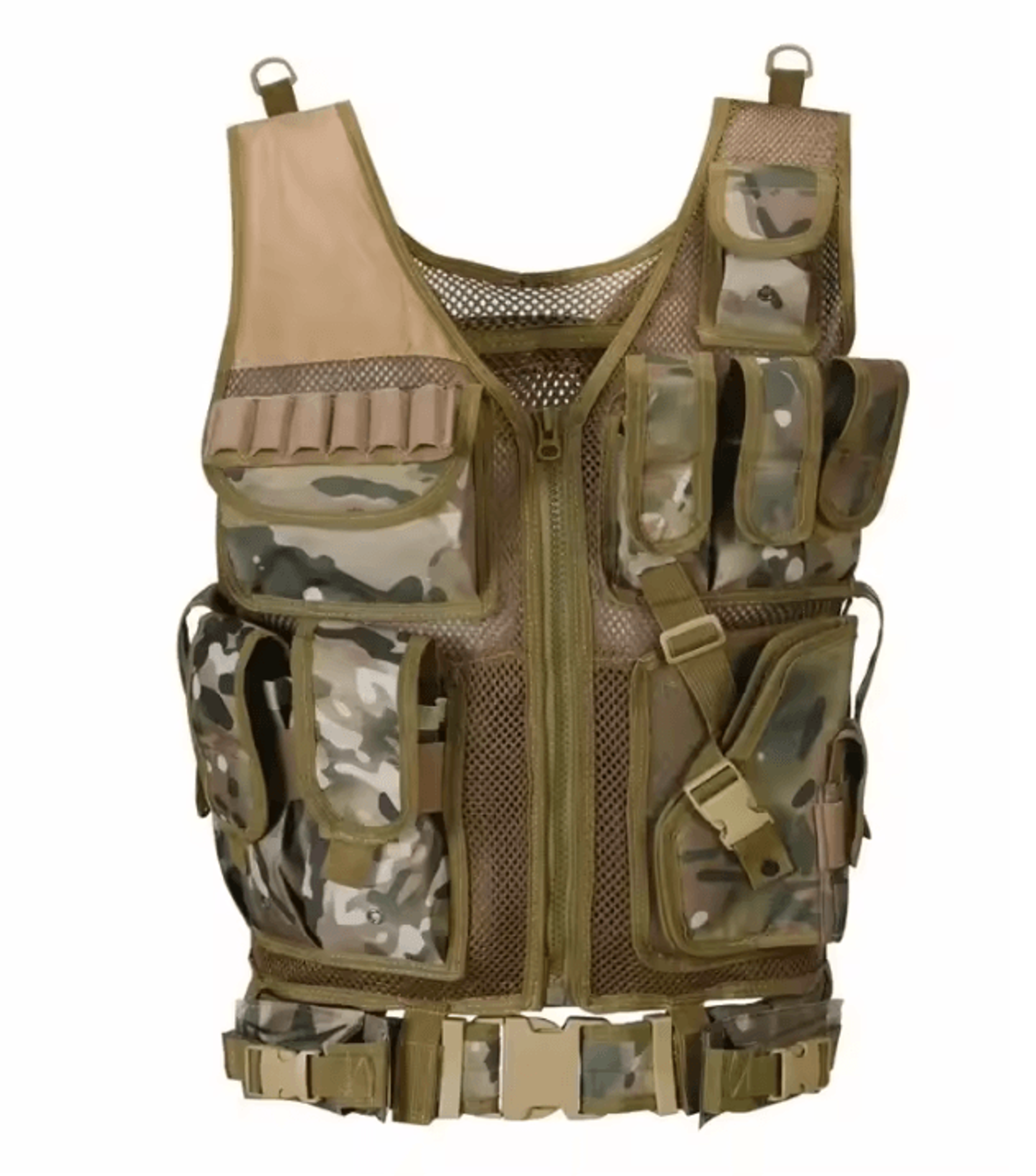 Tactical Vest Multi Pocket Combat Security Vest For Hunting Outdoor Training And Airsoft 6
