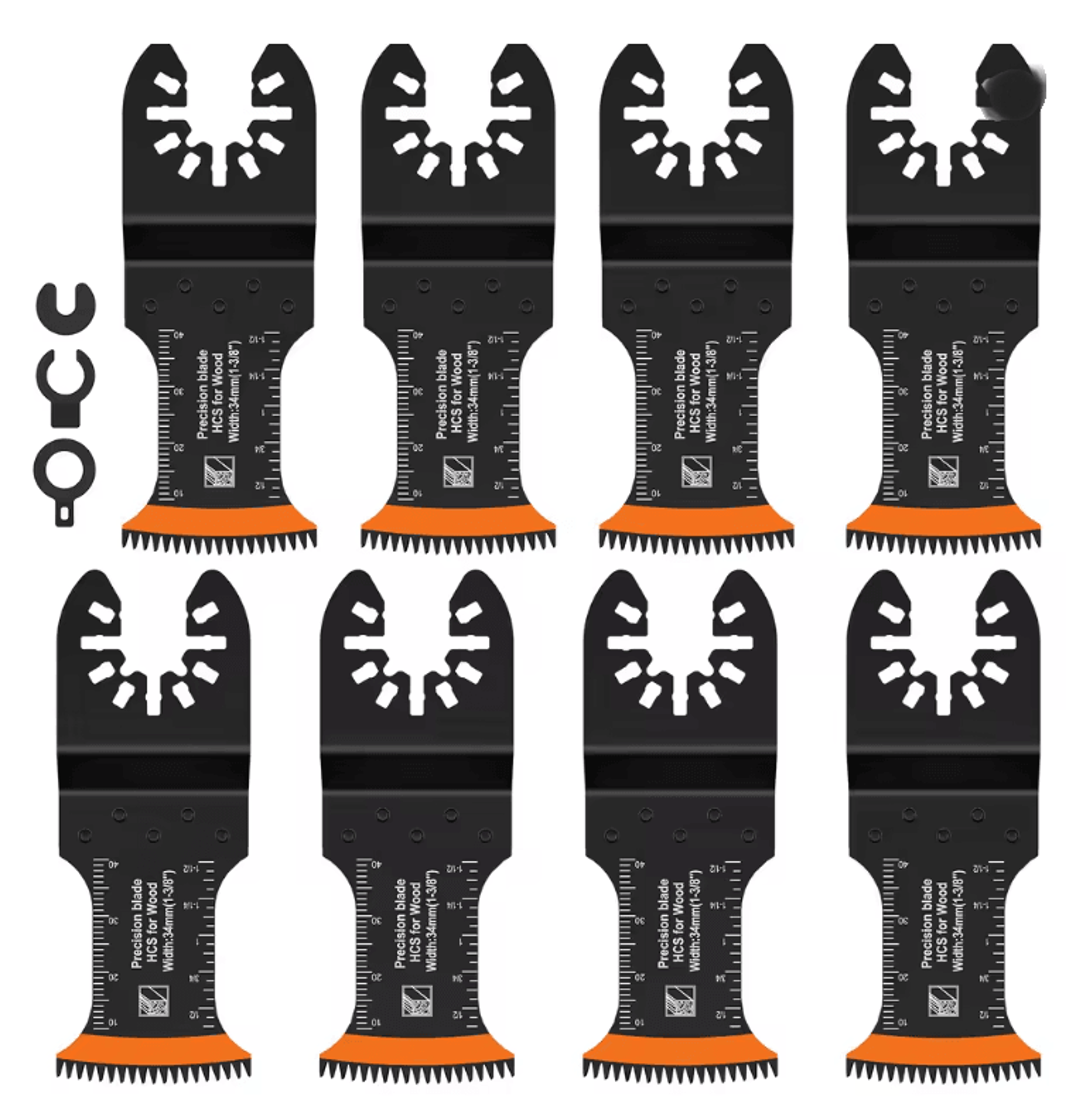Japanese Oscillating Saw Blades High Carbon Steel Bi Metal Multitool Cutter Set 4