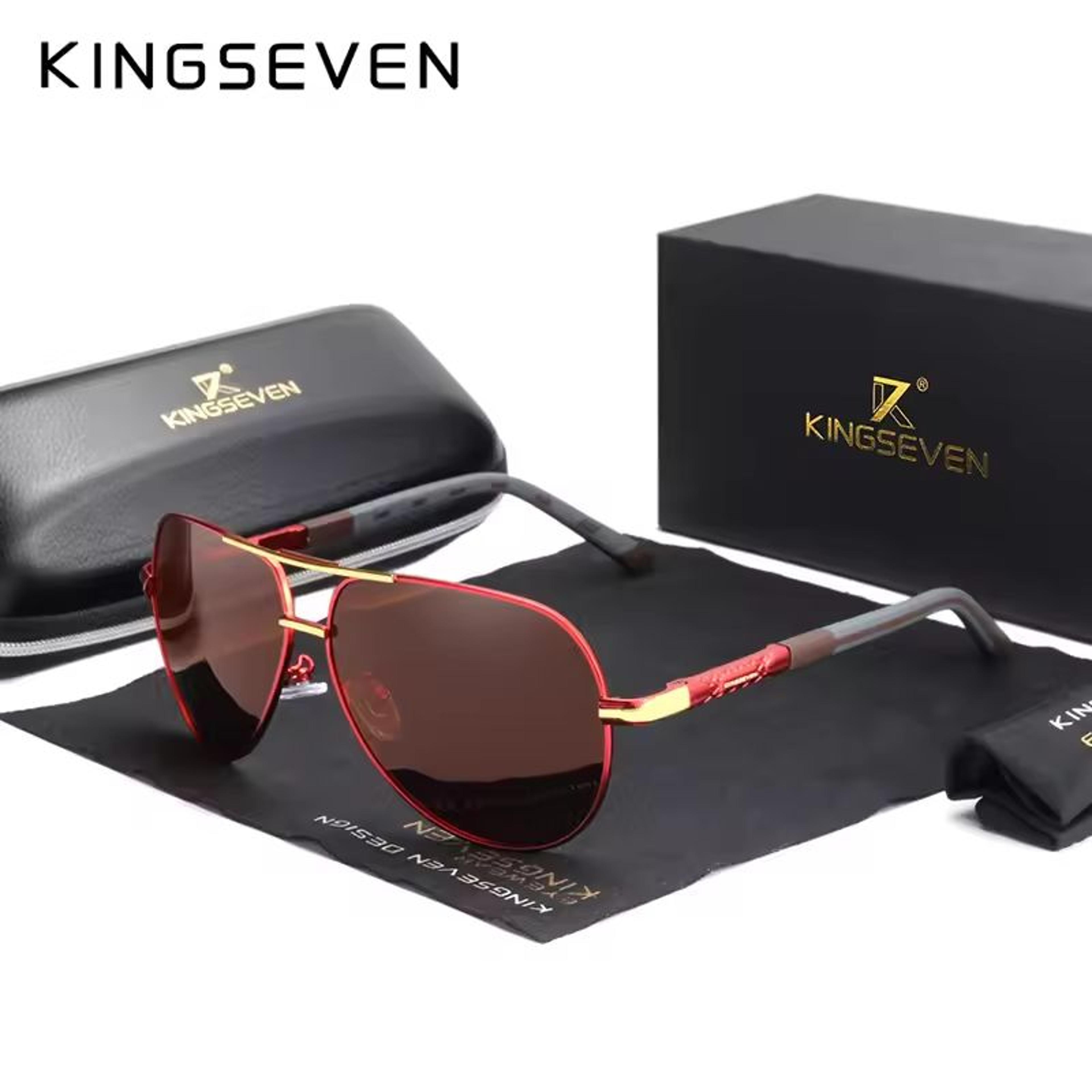 Kingseven Vintage Polarized Sunglasses For Men And Women 9