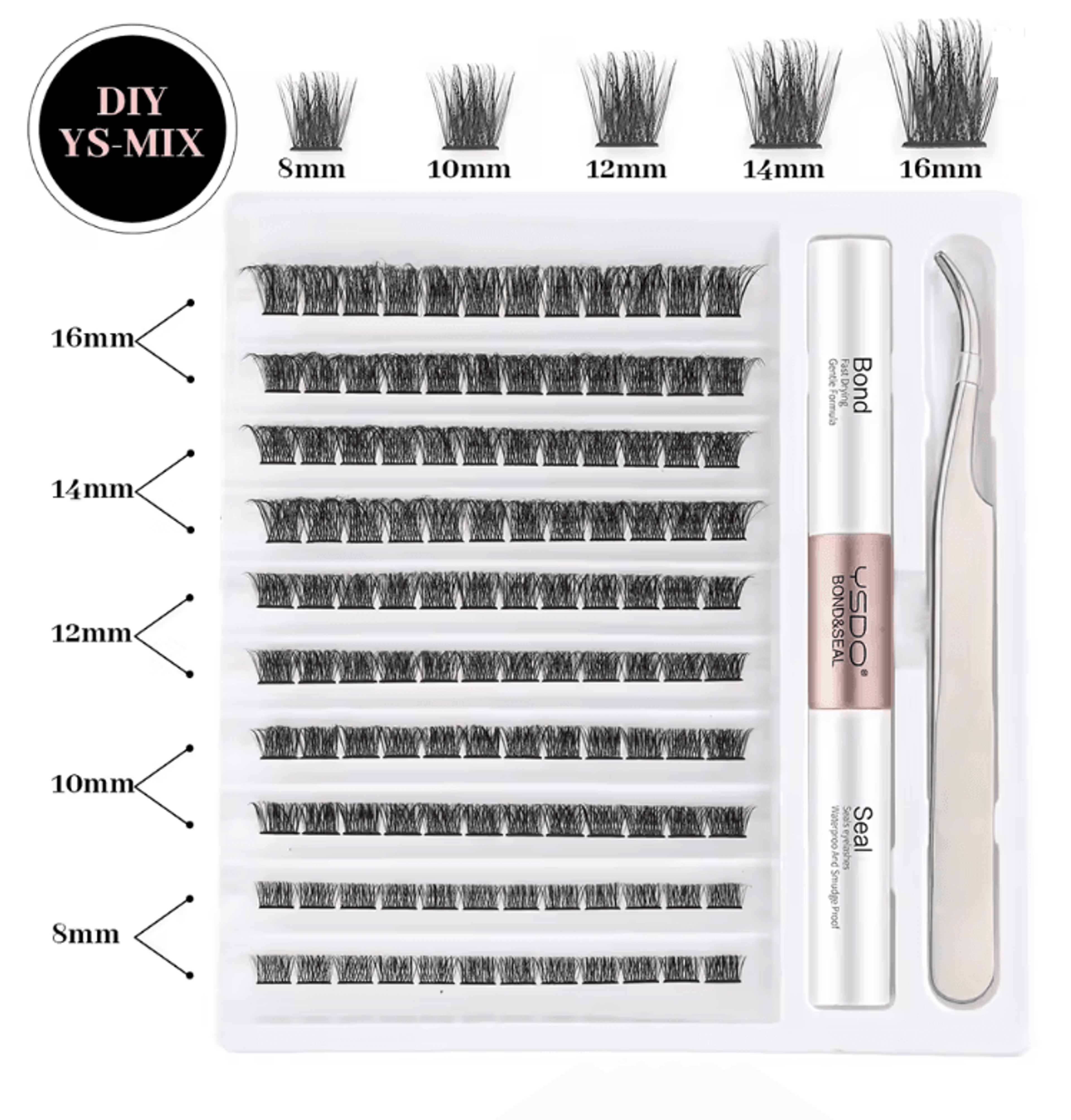 DIY Lash Extension Kit With Bond And Seal For Natural Volume Lashes 7
