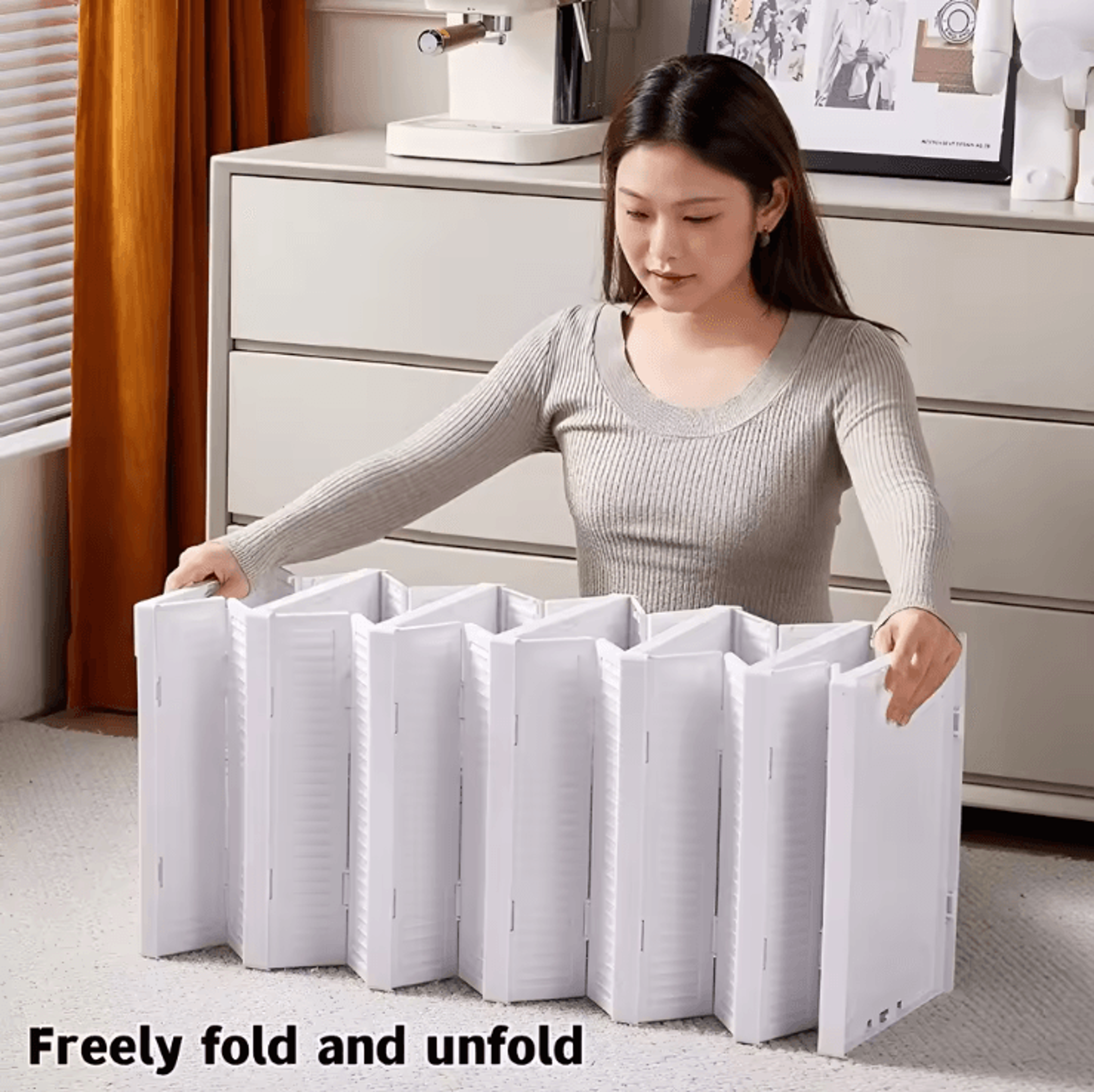 6 Layer Stackable Transparent Shoe Storage Box Organizer 2