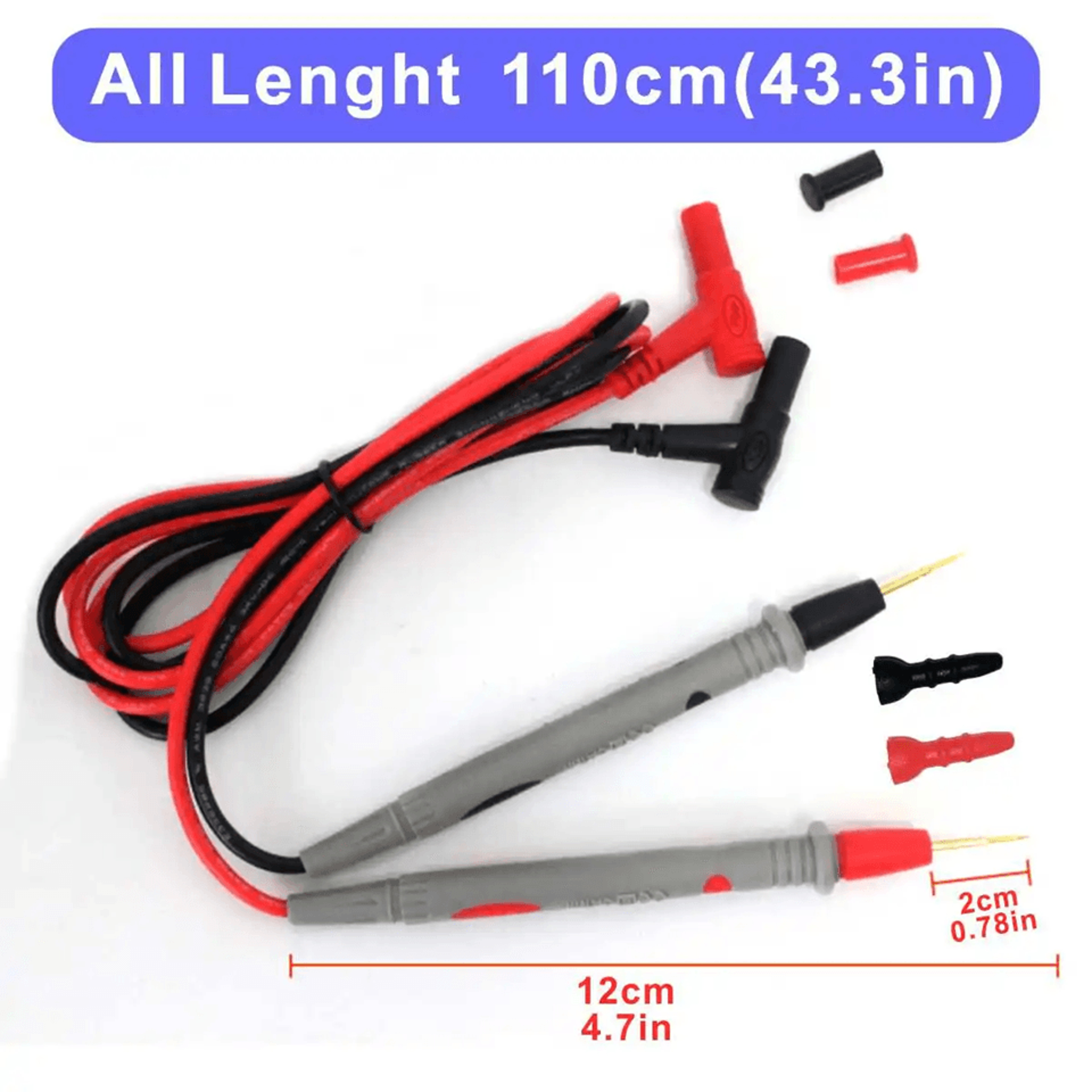 ProVolt 1000V GoldTip Multimeter Test Leads 3