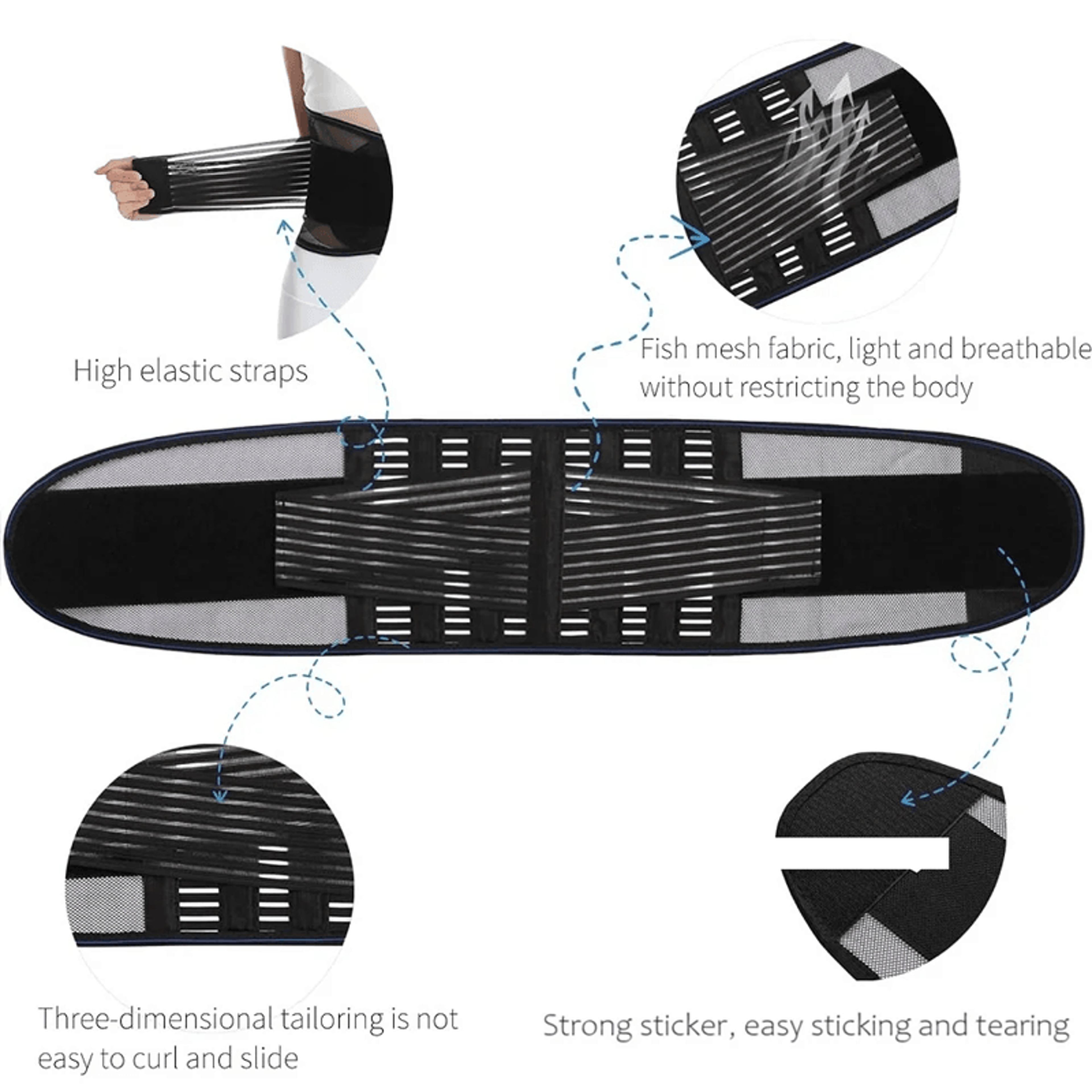 SpineAlign Adjustable Back Brace For Men And Women 1