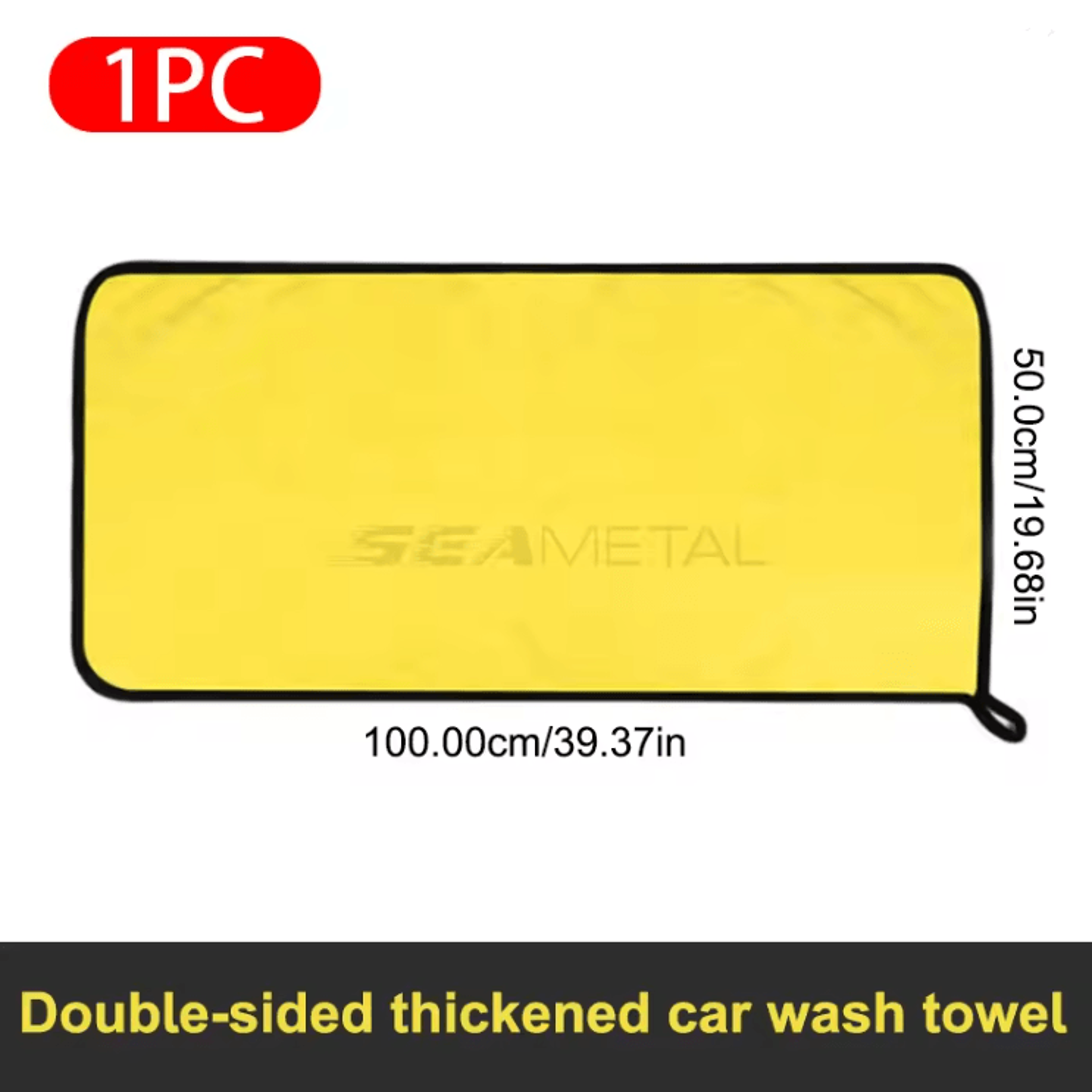 AutoLuxe Premium Microfiber Car Wash Towel 3