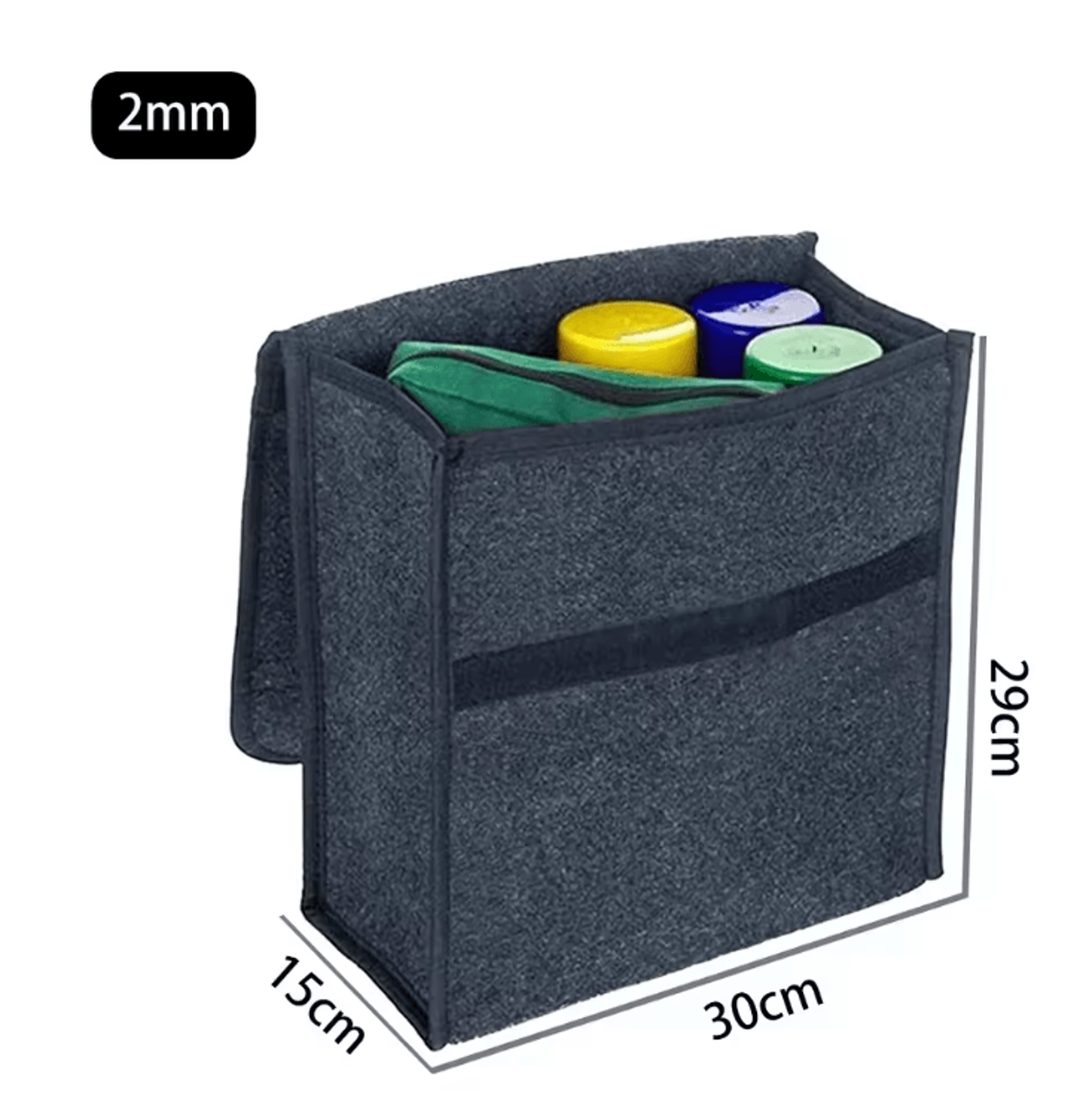 FeltEase Foldable Car Storage Box Organizer Large Capacity Trunk Bag 2