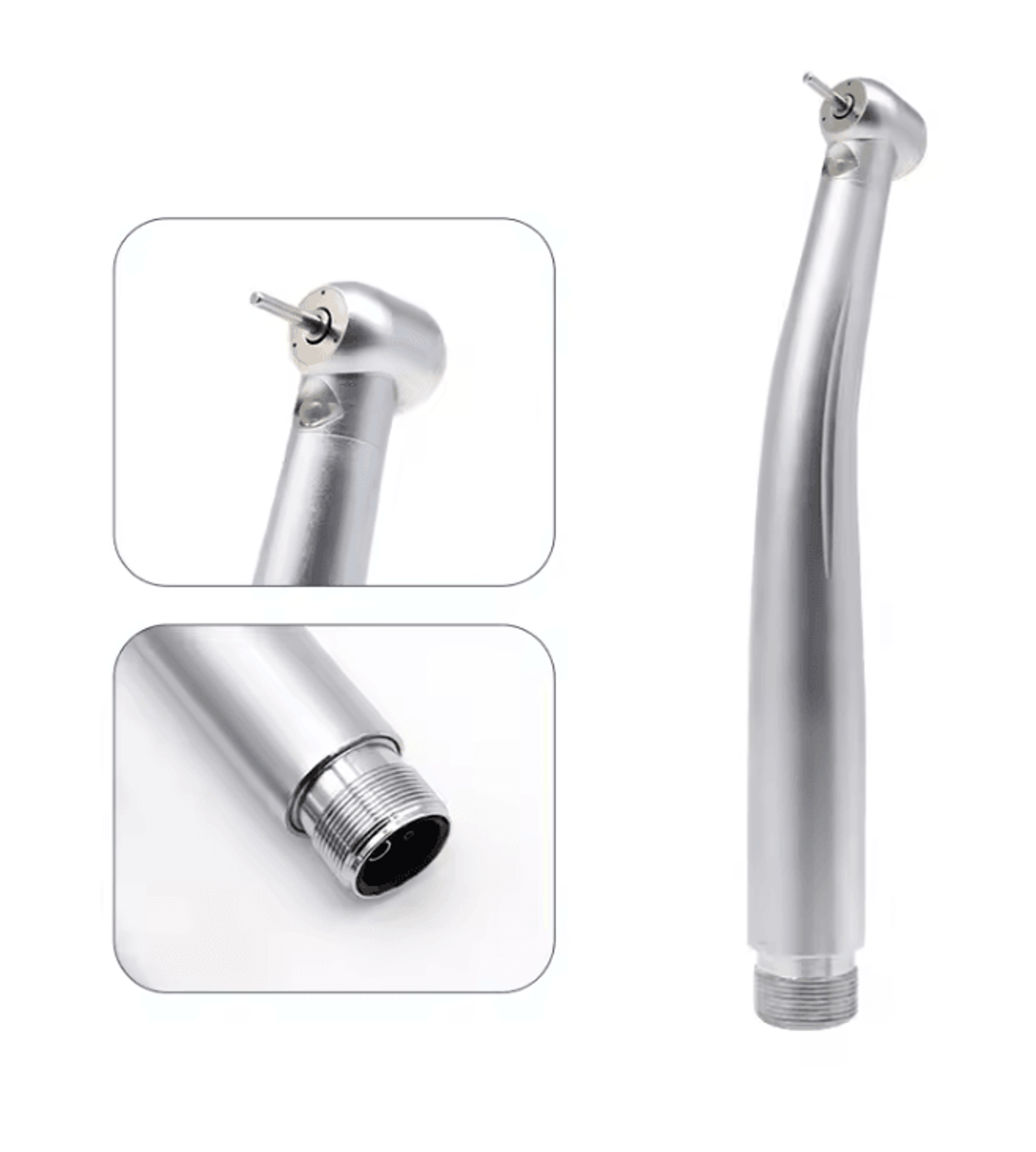 LumiDent LED Dental High Speed Handpiece With Ceramic Bearings And Push Button Design 4