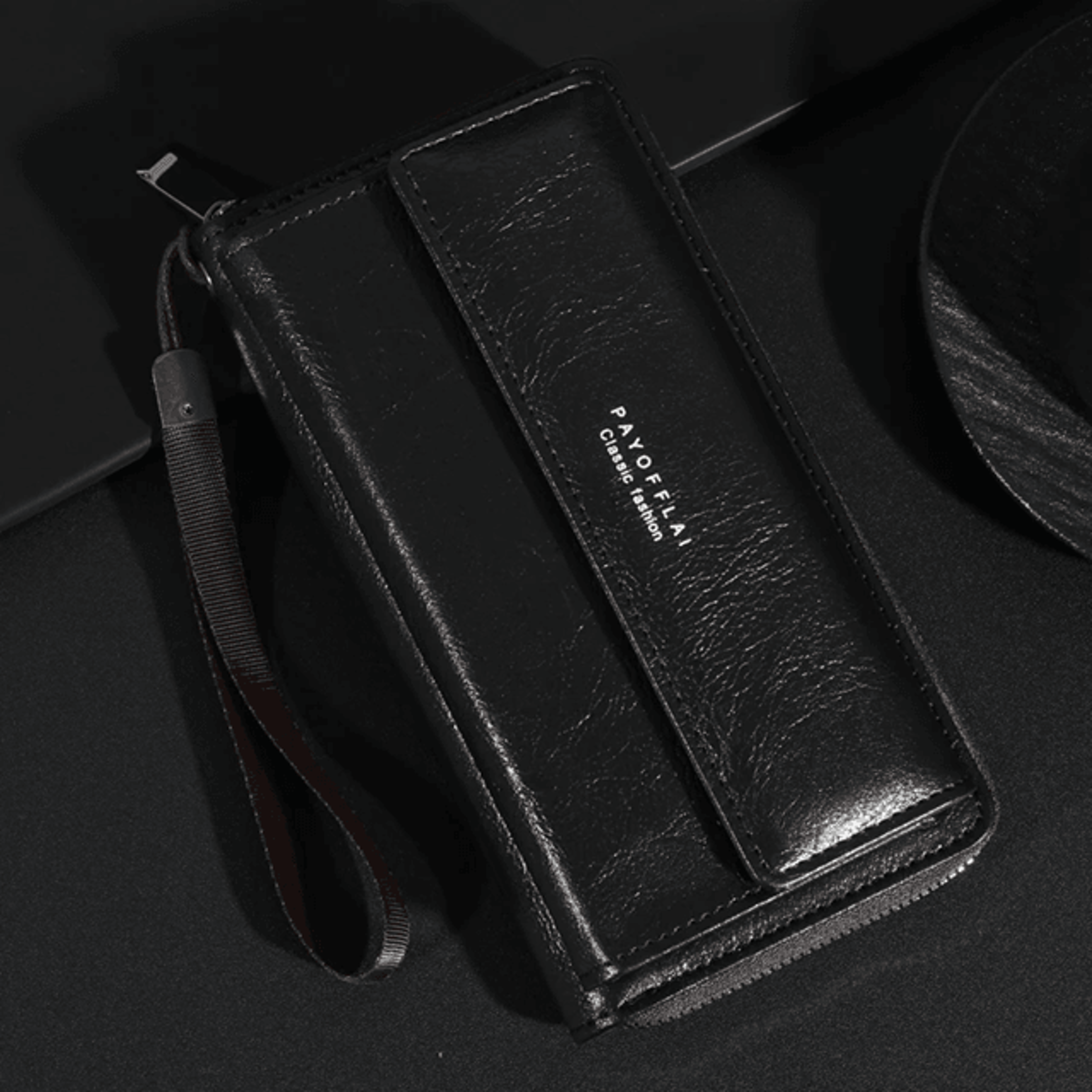 UrbanCraft Mens PU Leather Zipper Wallet And Clutch Bag 4