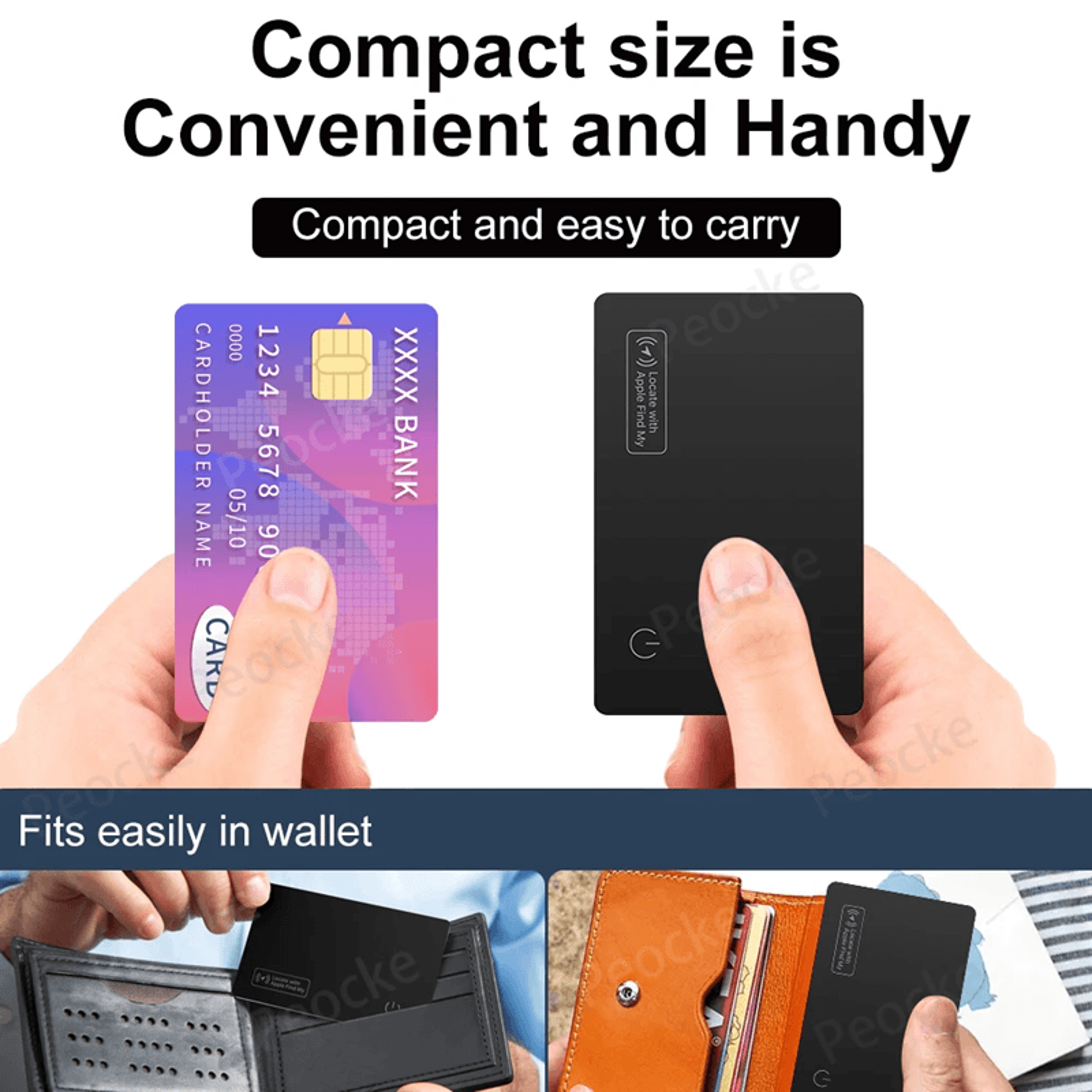 TrackMate Smart Wallet Card GPS Bluetooth Tracker For IPhone 3