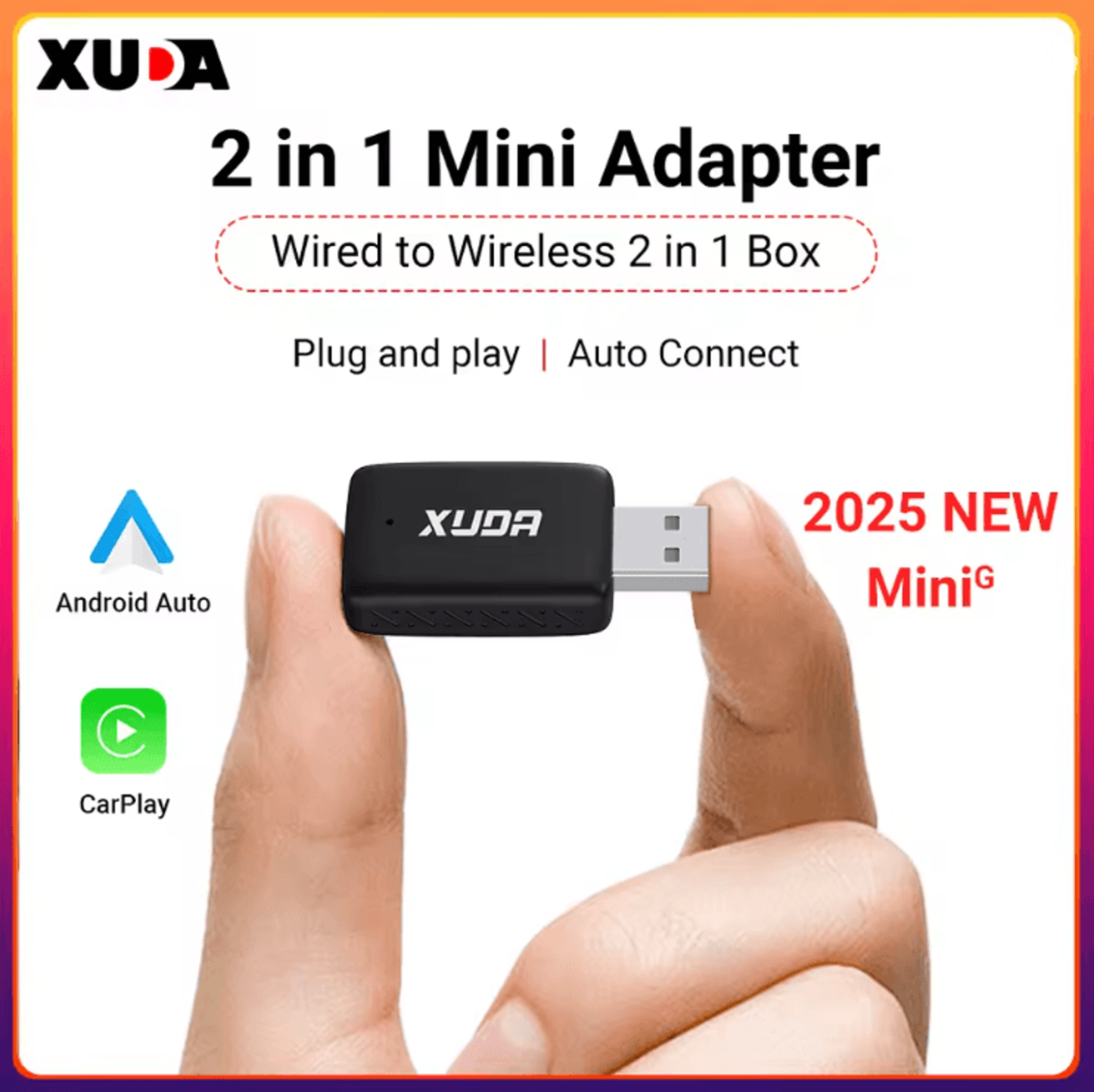 AutoLink Wireless CarPlay And Android Auto Adapter Smart Mini Box 3
