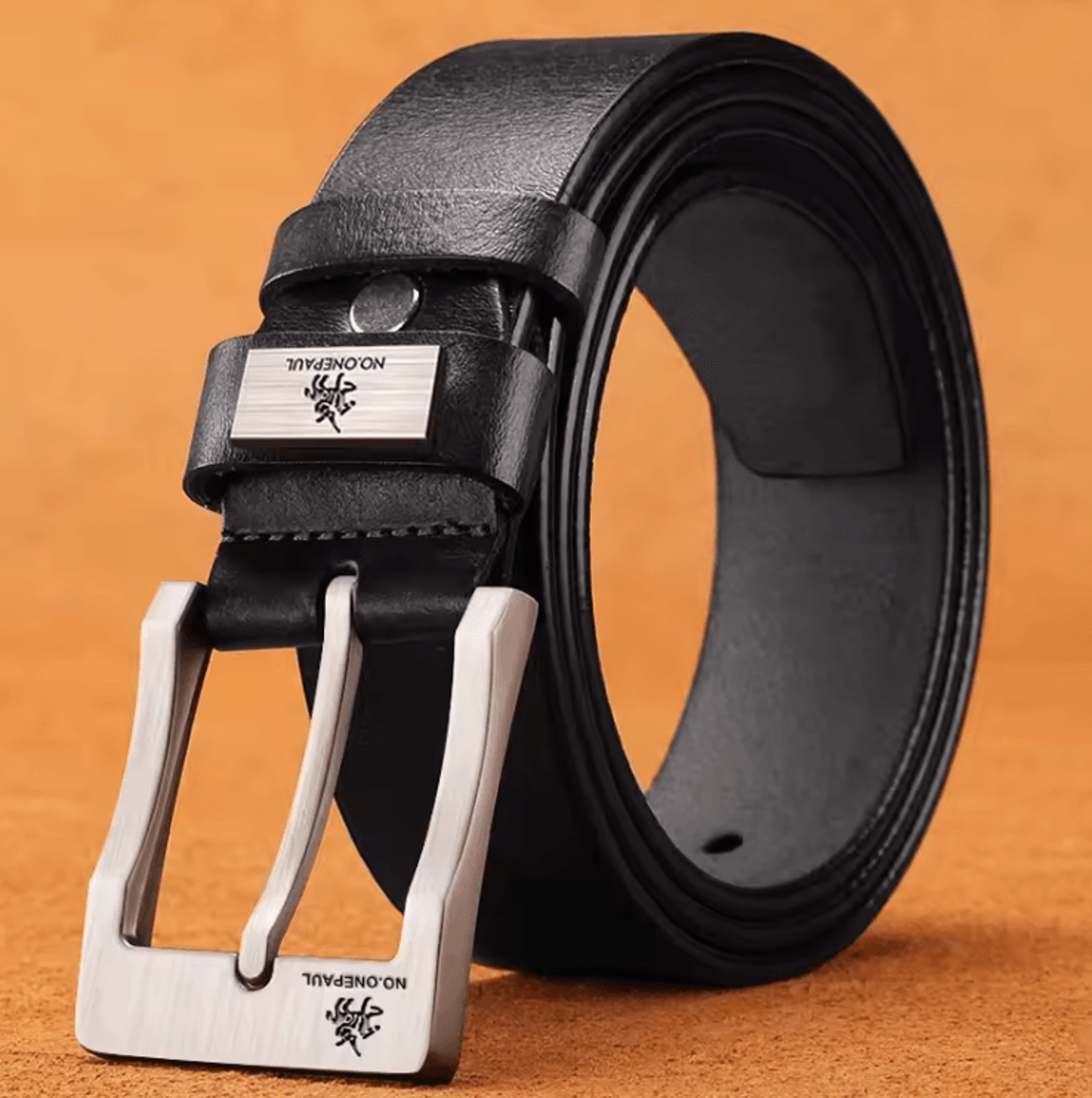 UrbanCraft Mens Genuine Leather Belt With Classic Buckle For Jeans And Business Wear 1