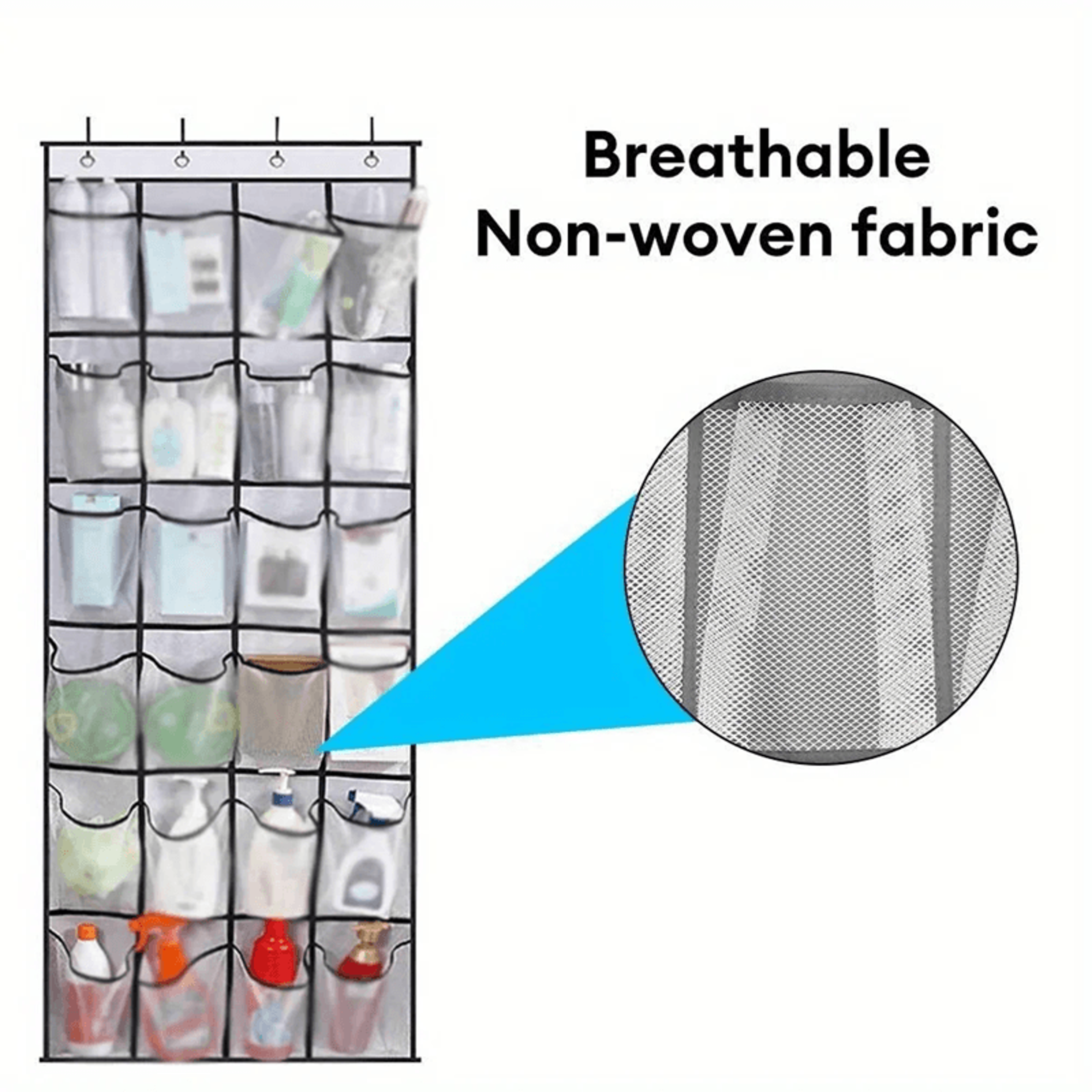 NeatNest 24 Pocket Hanging Shoe And Closet Organizer 2