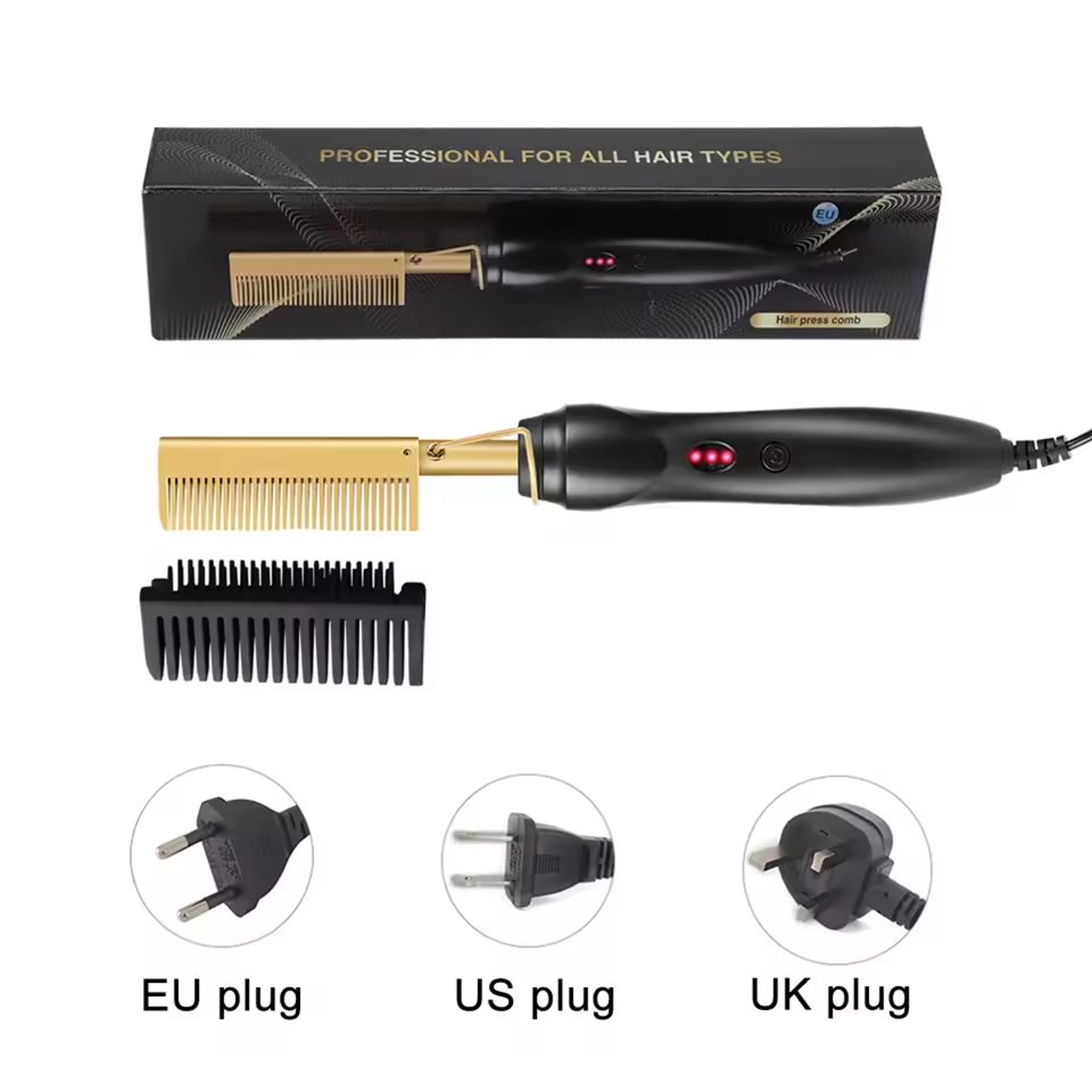 HeatGlide 2 In 1 Electric Hot Comb And Beard Straightener For Smooth Frizz Free Styling 6