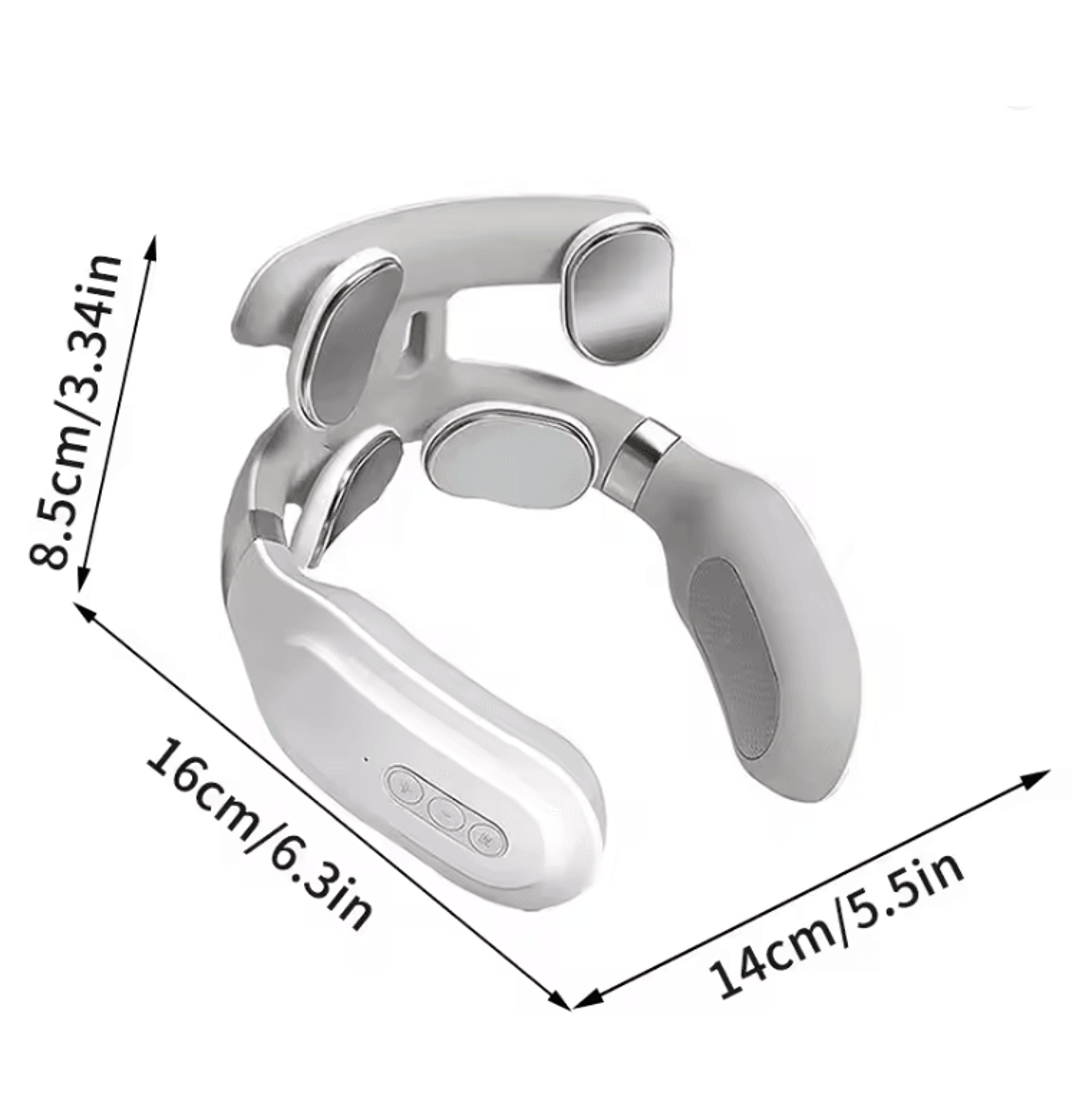 CerviEase 4Head Heated Neck  Shoulder Massager With Vibration  Airflow 2