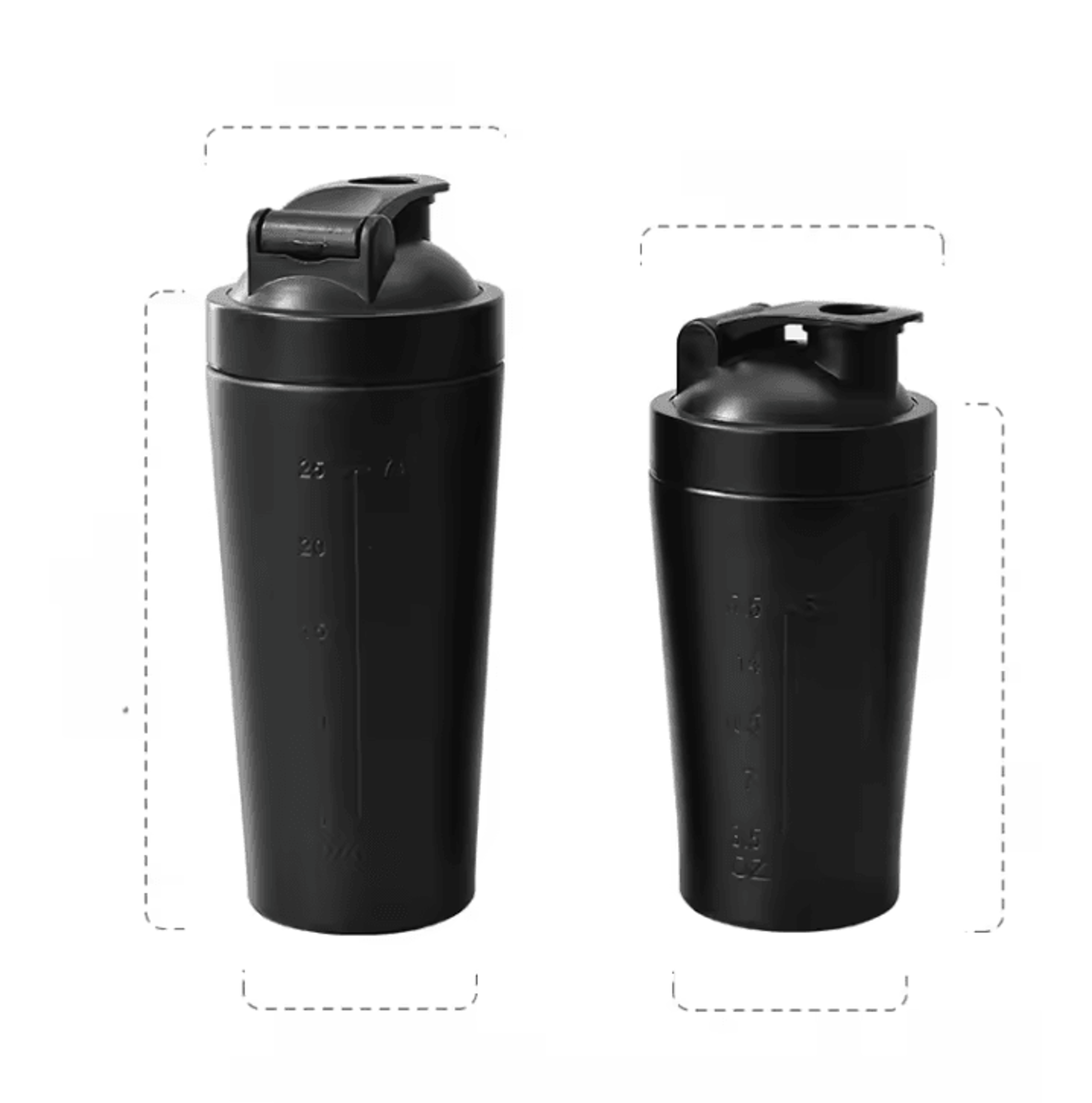 TitanMix Stainless Steel Protein Shaker Bottle With Steel Ball Mixer 2
