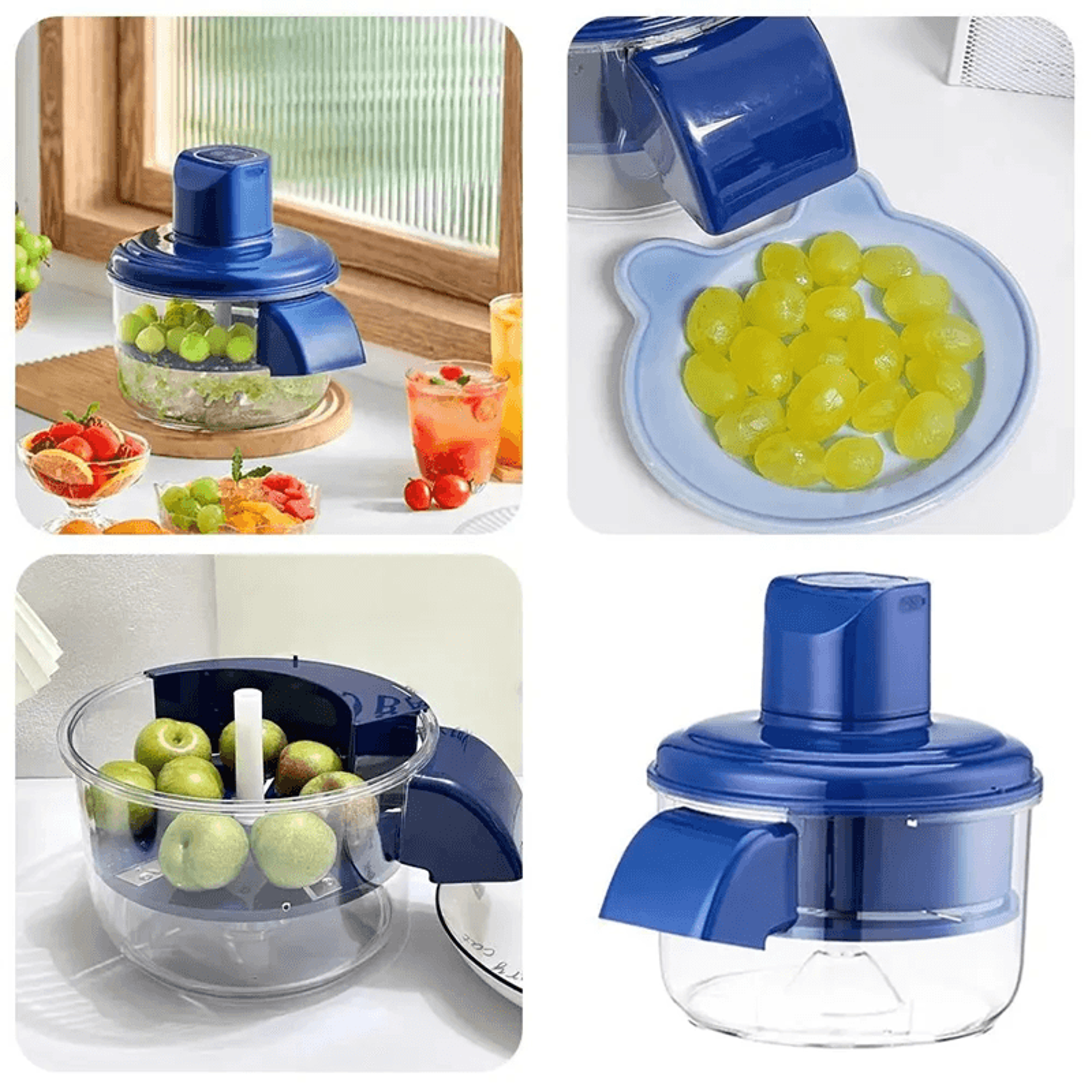 SmartPeel Electric Grape And Fruit Peeler Hands Free Peeling For Grapes Berries And Soft Fruits 2